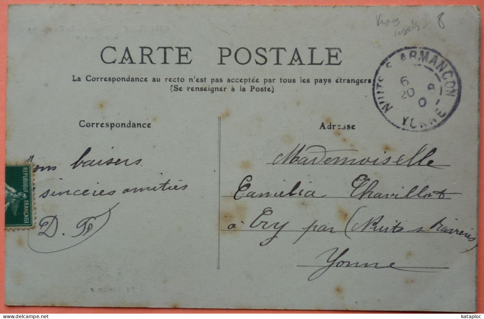 CARTE CHESLEY - 89 - PONT DE LA FONTAINE SAINTE BLAISE -2 SCANS-16 - Other & Unclassified