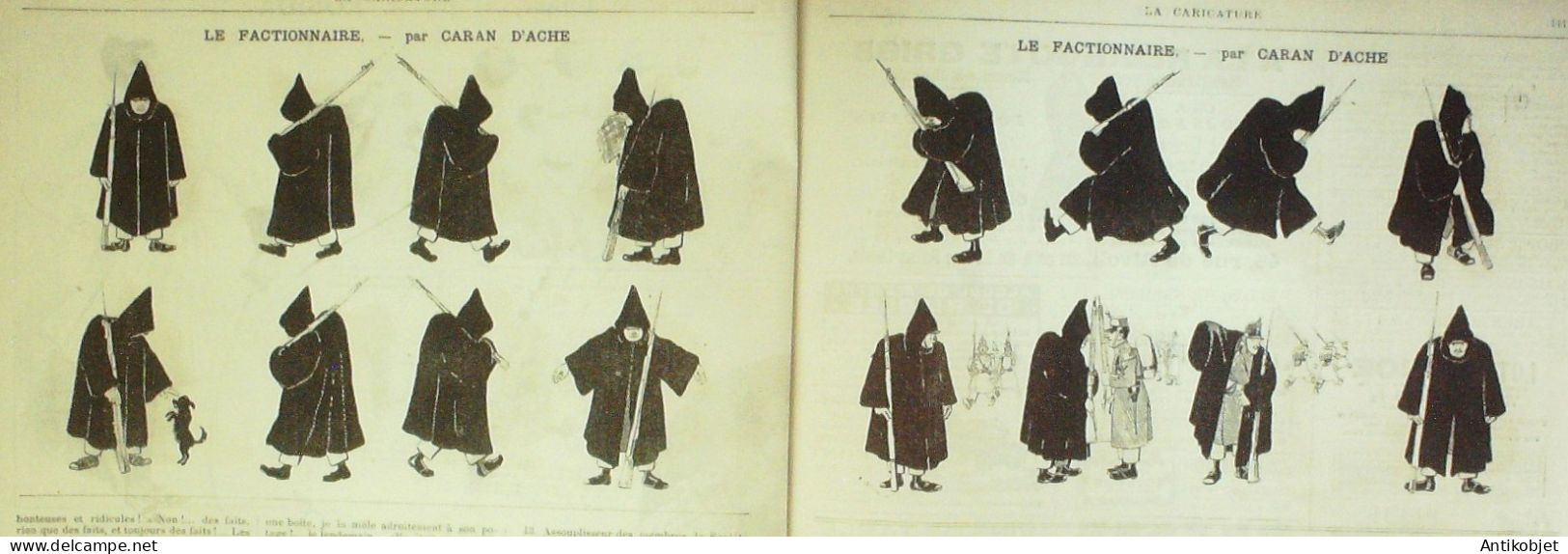 La Caricature 1885 N°275 La Gymnatique Cirque Escrime Robida Caran D'Ache Draner - Magazines - Before 1900