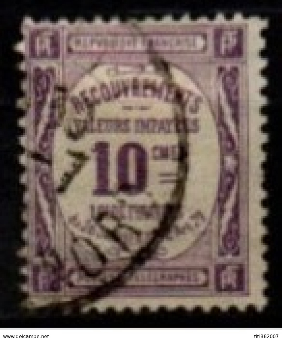 FRANCE    -   Taxe   -   1908.   Y&T N° 44 Oblitéré. - 1859-1959 Gebraucht