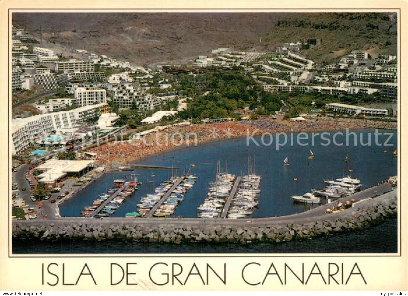 73778603 Puerto Rico Gran Canaria ES Hafen Ferienanlagen Hotels Strand  - Sonstige & Ohne Zuordnung