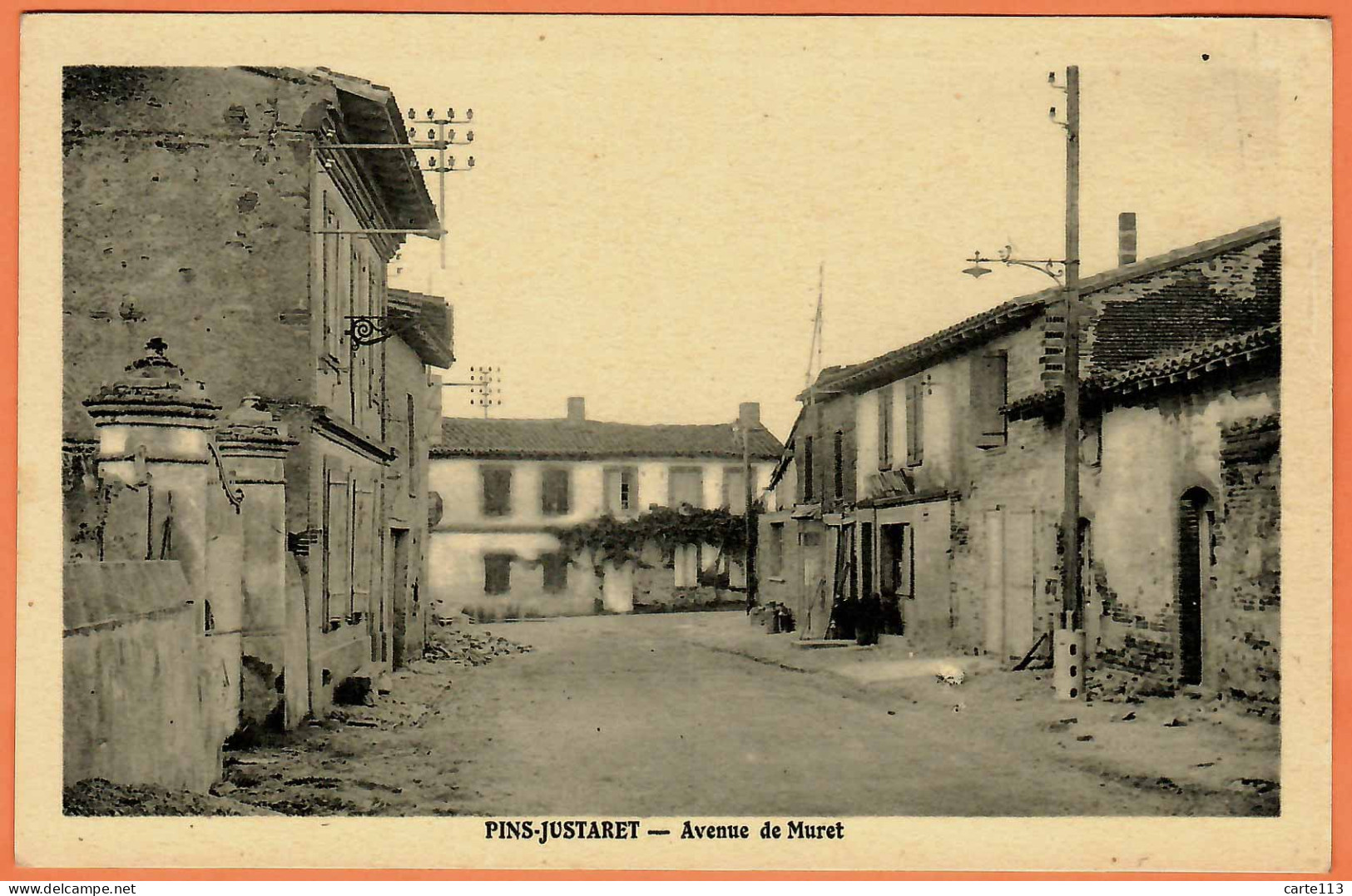 31 - B35172CPA - PINS JUSTARET - Avenue De Muret - Très Bon état - HAUTE-GARONNE - Autres & Non Classés