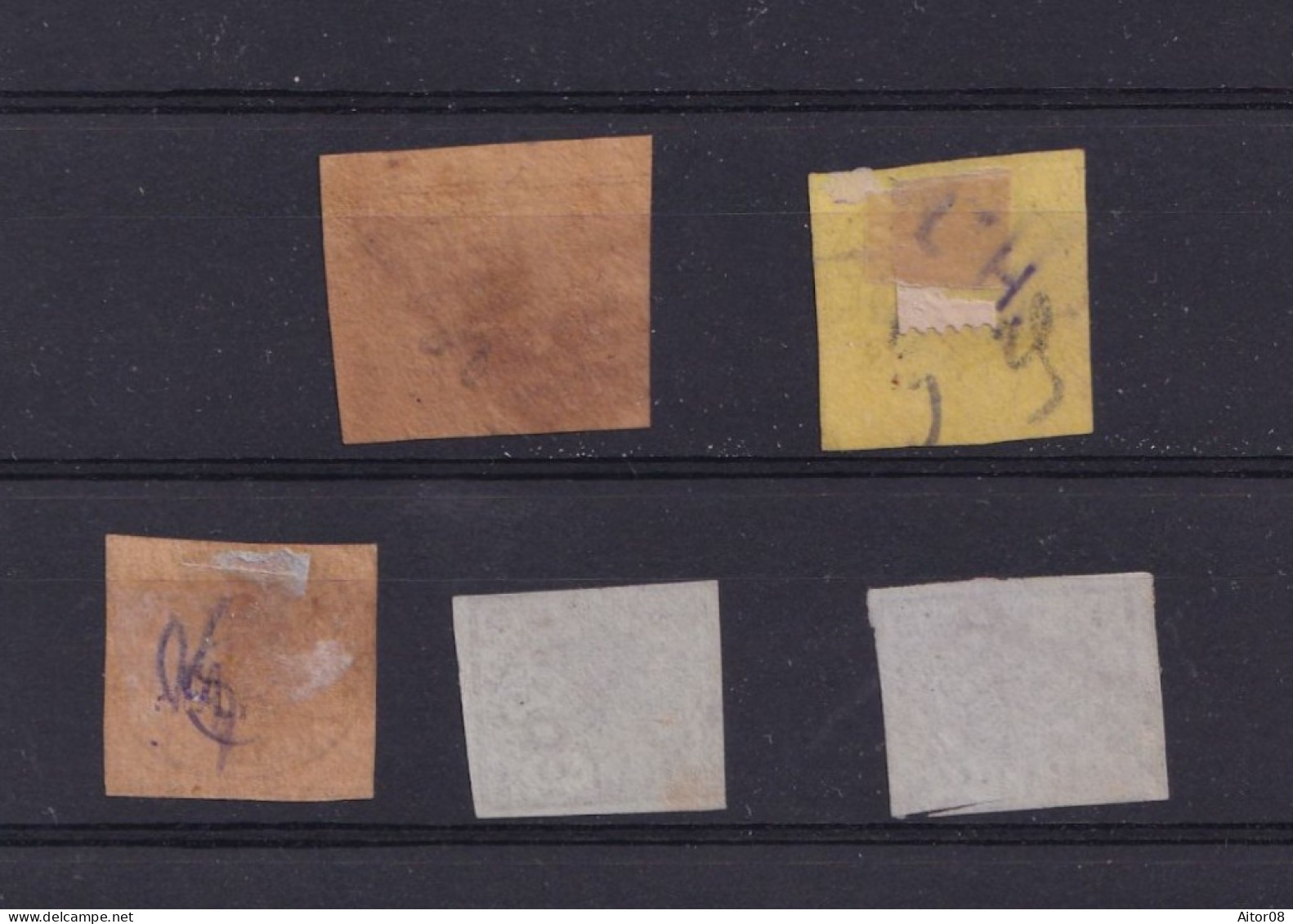 LOT DE TIMBRES OBLITERES DE 1852/64 BELLE COTE.INTERESSANT - Kerkelijke Staten