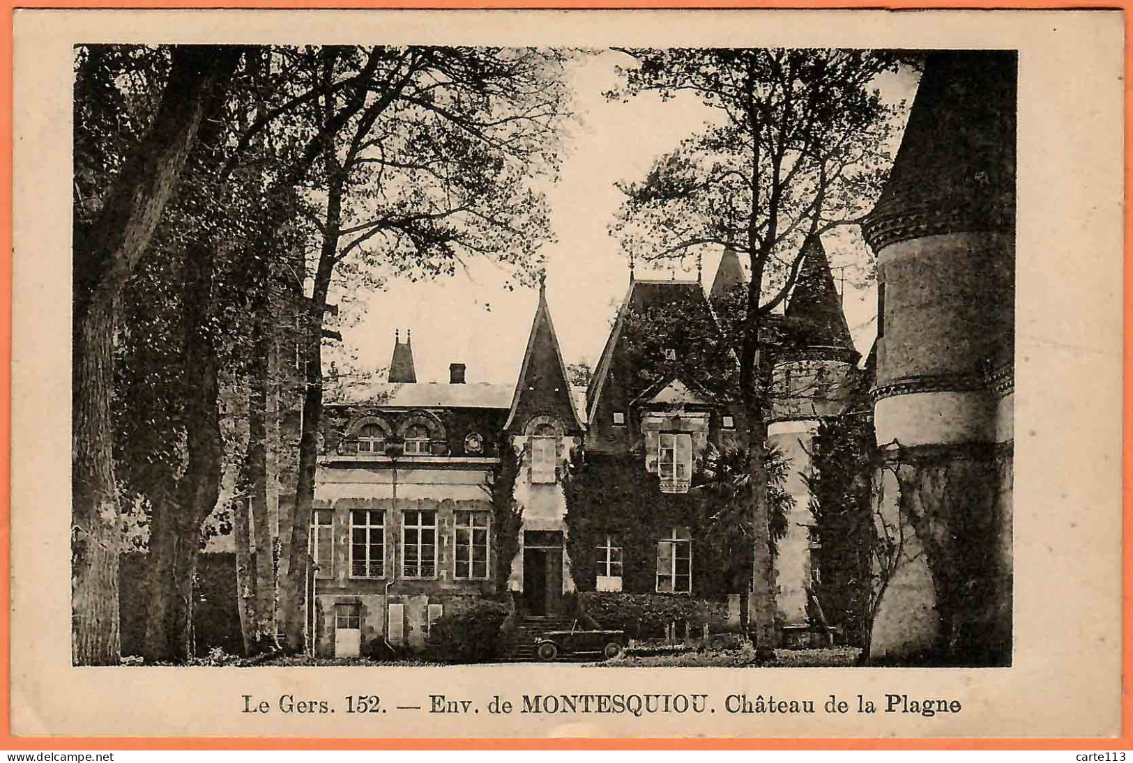 32 - B35155CPA - MONTESQUIOU - Château De La Plagne - Très Bon état - GERS - Altri & Non Classificati