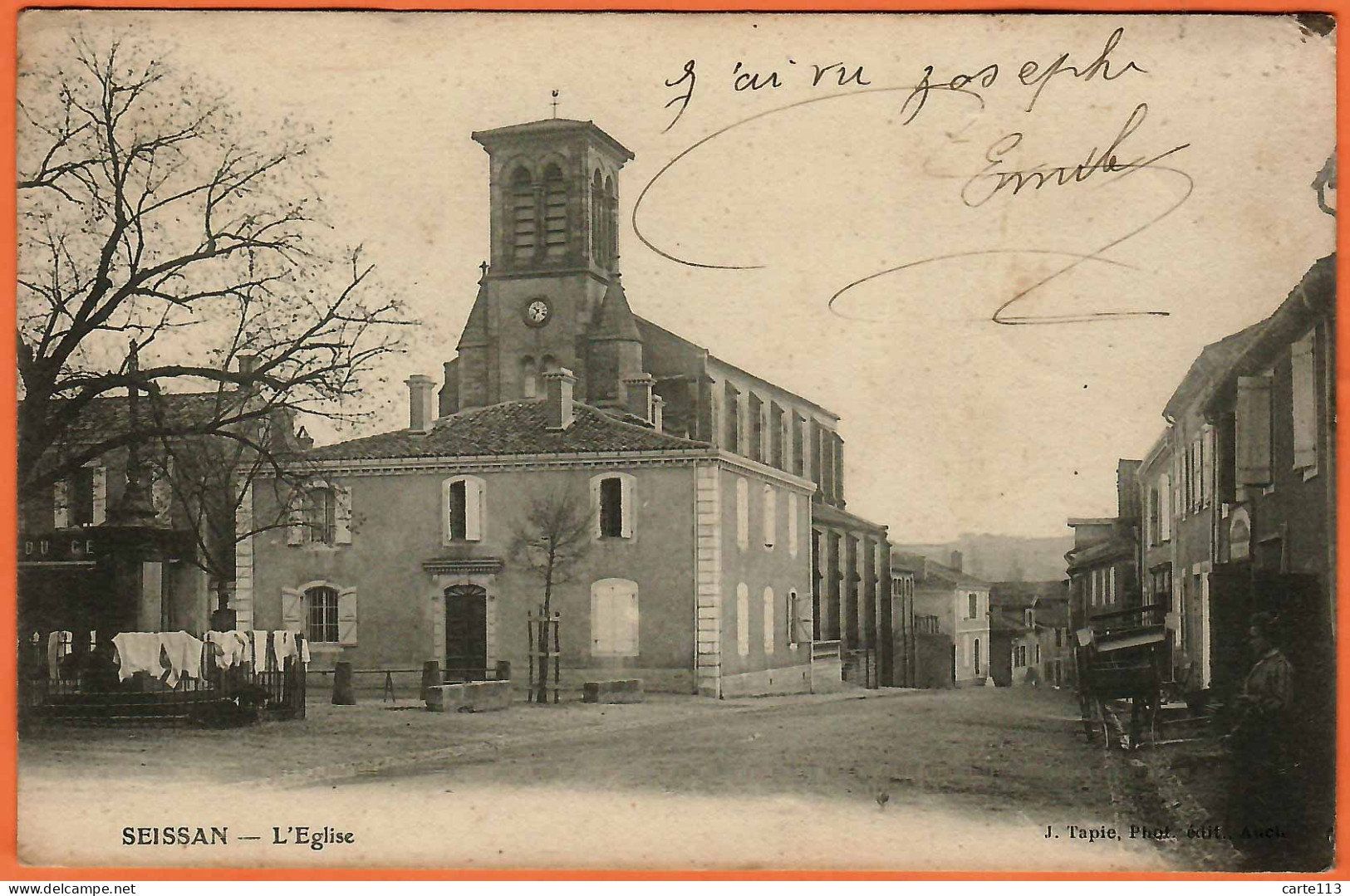 32 - B35154CPA - SEISSAN - L'église - Carte Pionniere, Precurseur - Très Bon état - GERS - Altri & Non Classificati