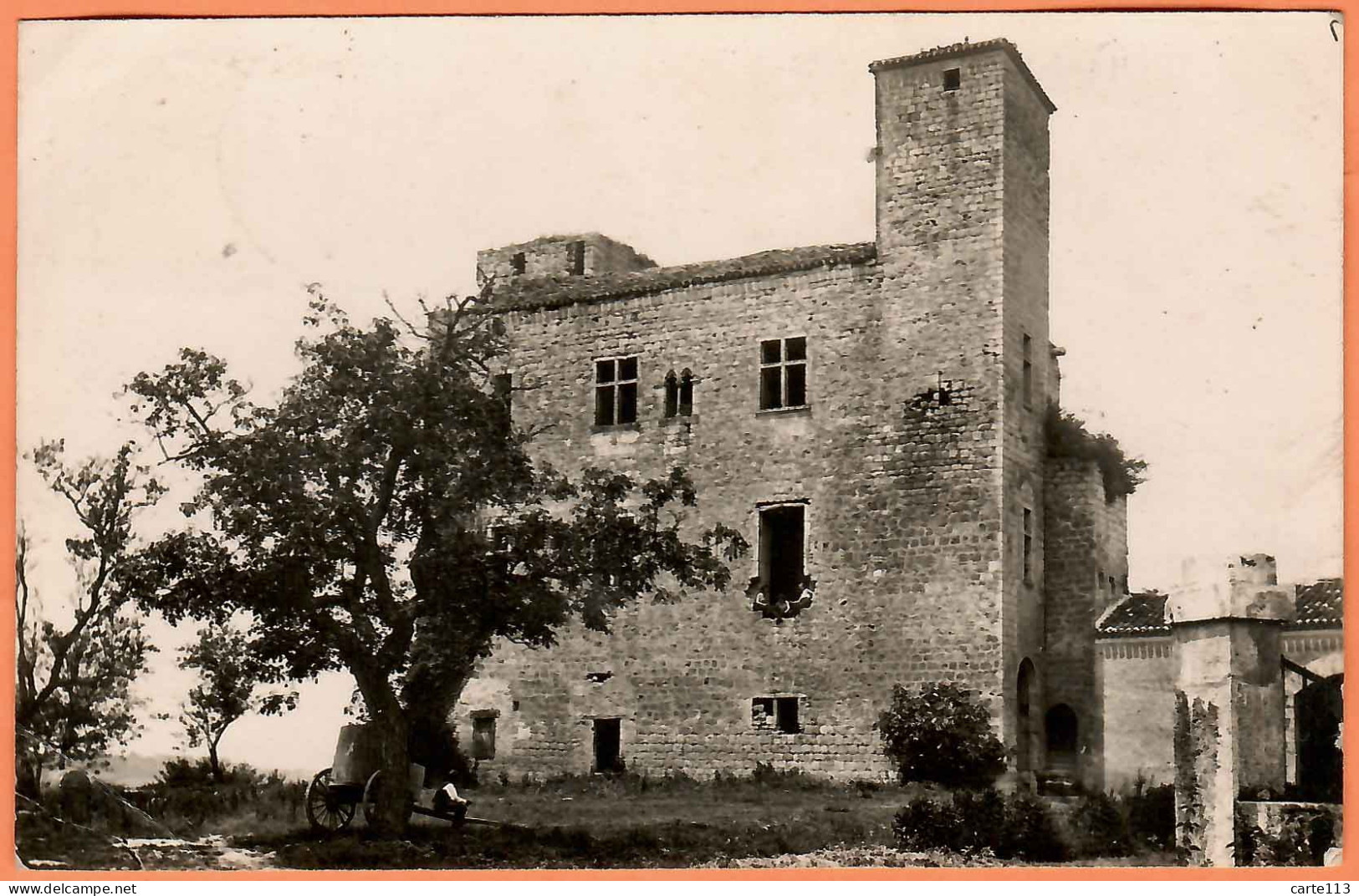 32 - B35150CPSM - MANSENCOME - Château - Edifié Par Blaise De Montluc - Bon état - GERS - Sonstige & Ohne Zuordnung