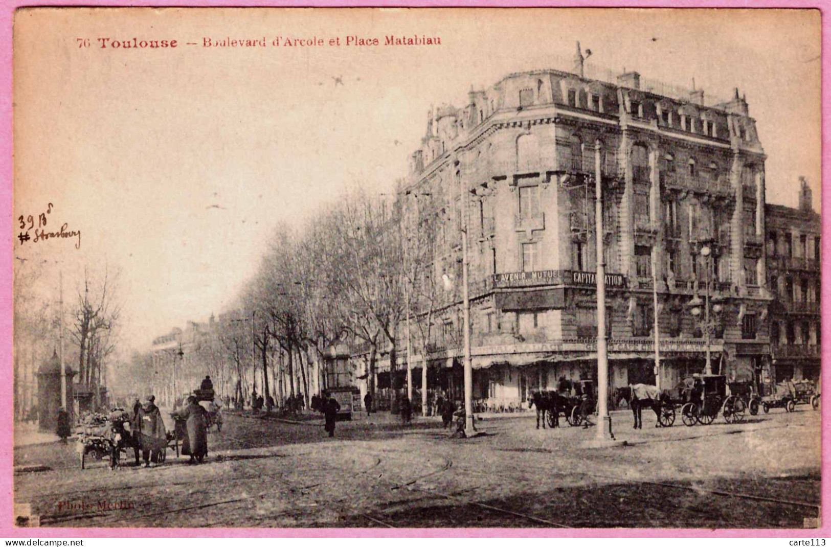 31 - B35117CPA - TOULOUSE - Boulevard D'Arcole Et Place Matabiau - Très Bon état - HAUTE-GARONNE - Toulouse