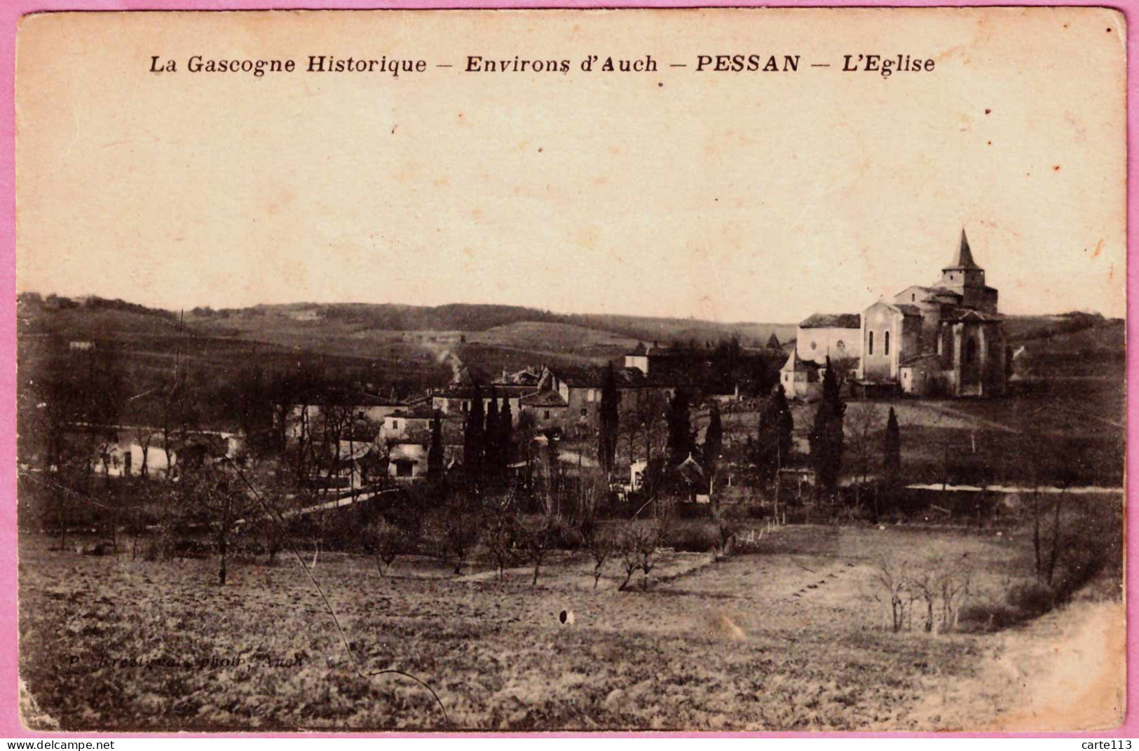 32 - B35122CPA - PESSAN - Eglise - Très Bon état - GERS - Autres & Non Classés