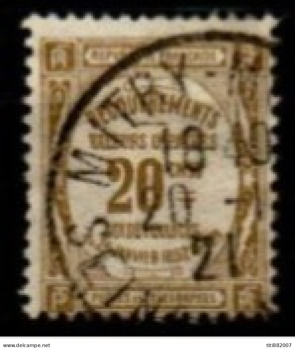 FRANCE    -   Taxe   -   1908.   Y&T N° 45 Oblitéré. - 1859-1959 Afgestempeld