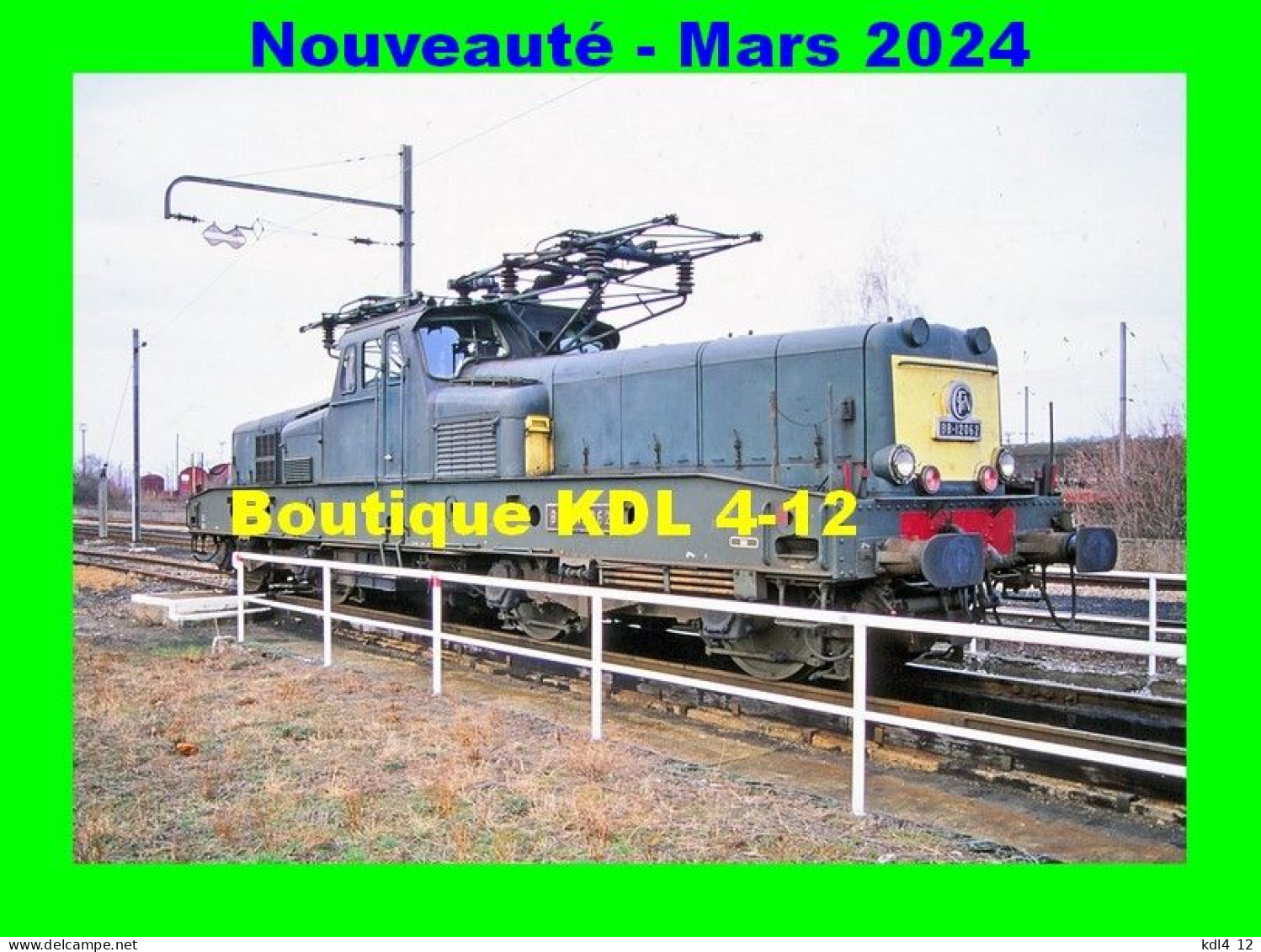 CFNEF 019 - Loco BB 12062 Au Dépôt De BLANVILLE - Commune De DAMELEVIERES Meurthe-et-Moselle - SNCF - Other & Unclassified