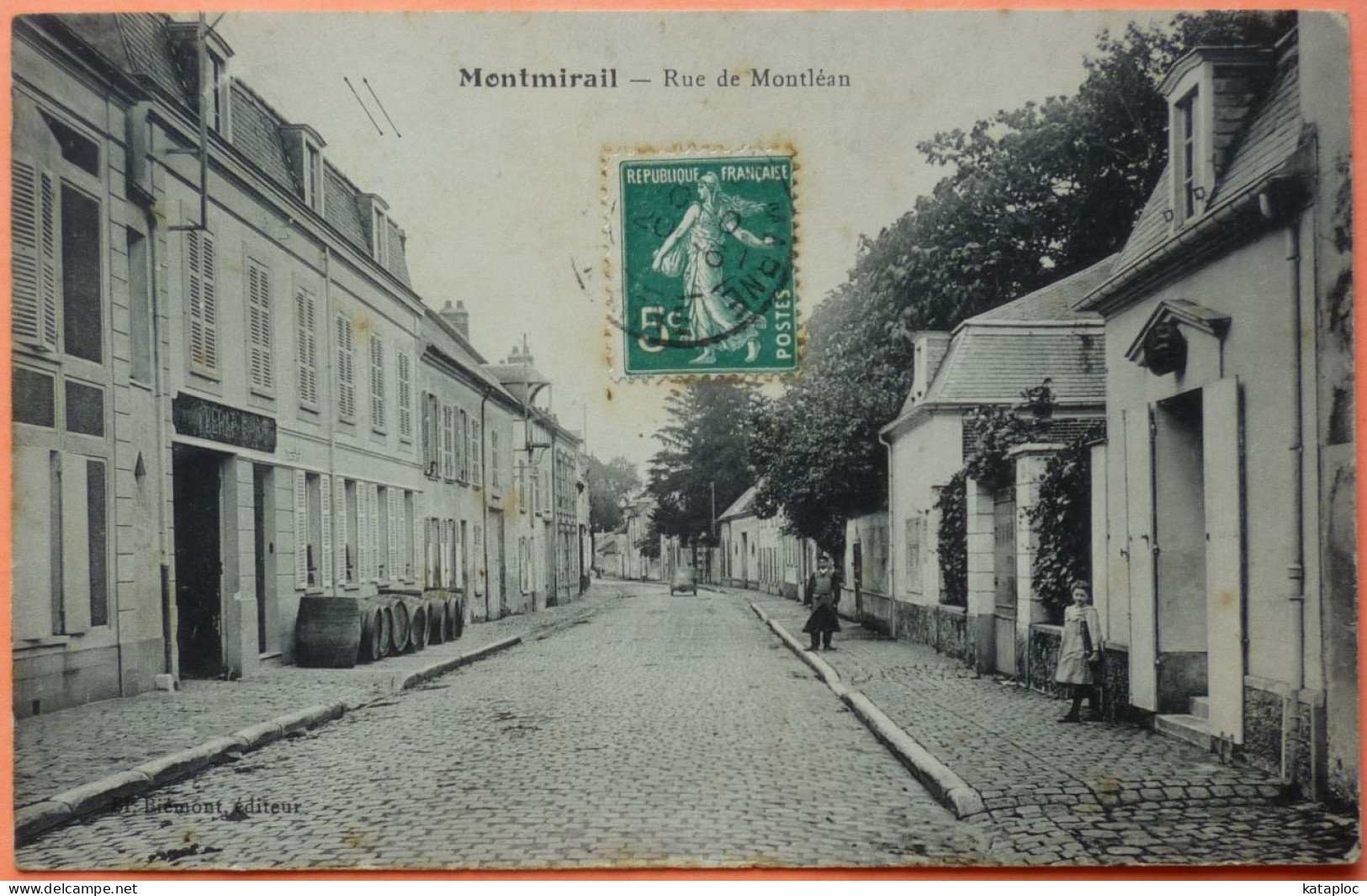 CARTE MONTMIRAIL - 51 - RUE DE MONTLEAN -2 SCANS-16 - Montmirail