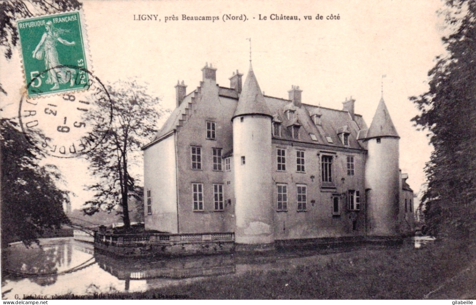 59 - LIGNY En CAMBRESIS - Pres Beaucamps - Le Chateau Vu De Coté - Other & Unclassified