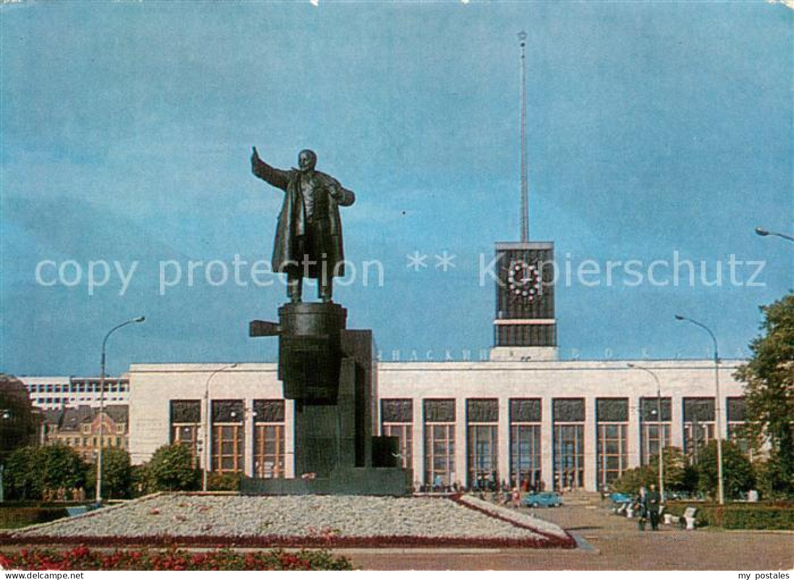 73778497 Leningrad St Petersburg Denkmal Lenin Bei Finlanischer Bahnhof Leningra - Russland
