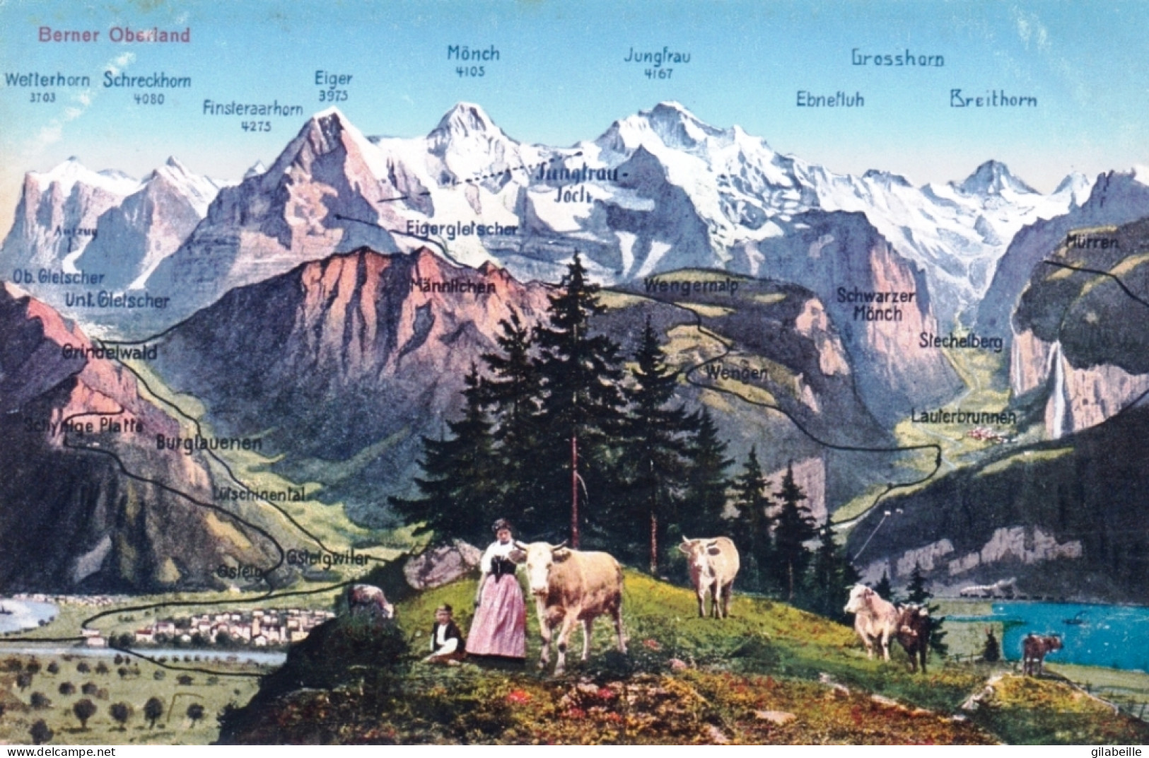Suisse - BERNER OBERLAND - Jungfrau - Munch - Eiger -  - Other & Unclassified
