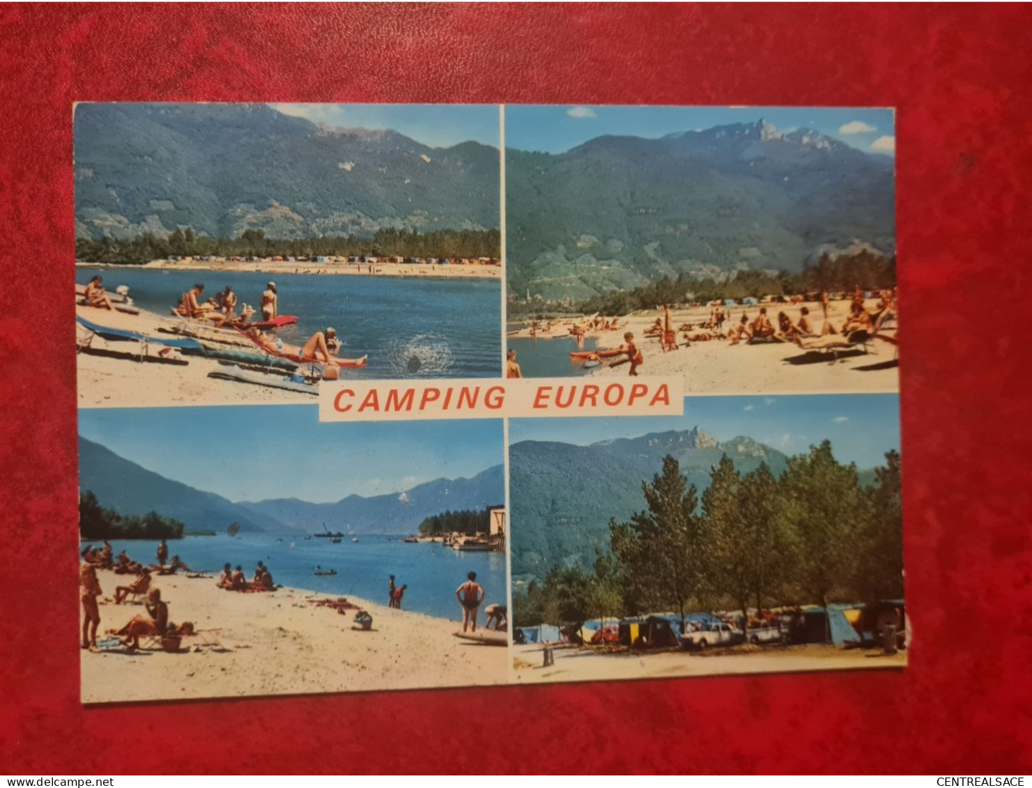 Carte CAMPING EUROPA GORDOLA B. LOCARNO - Locarno