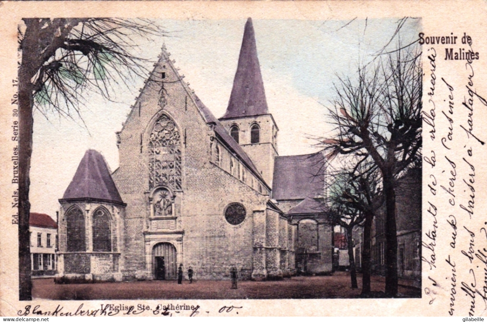 MALINES - MECHELEN - Souvenir De Malines - L'église Sainte Catherine - Malines