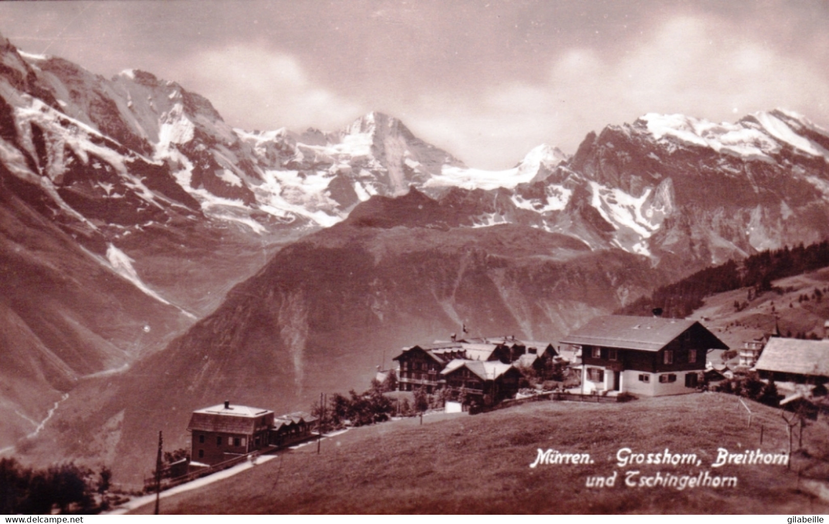 Suisse - Bern - MURREN - Grosshorn - Breithorn Und Tschingelhorn - Autres & Non Classés