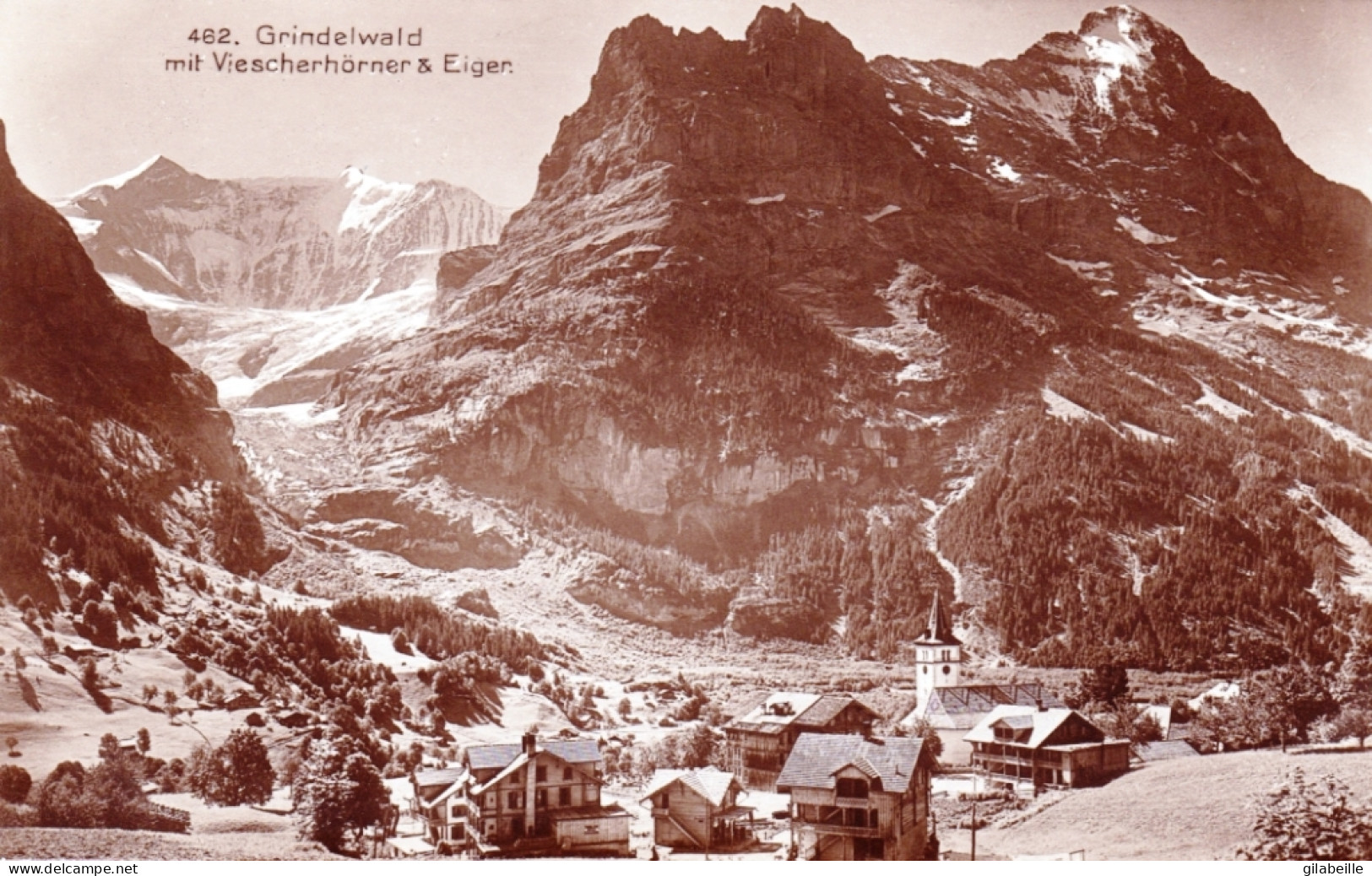 Suisse - Bern -  GRINDELWALD  Mit  Viescherhorner Und Eiger - Other & Unclassified