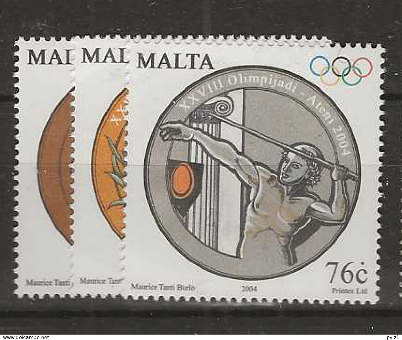 2004 MNH Malta Michel 1354-56 Postfris** - Malta