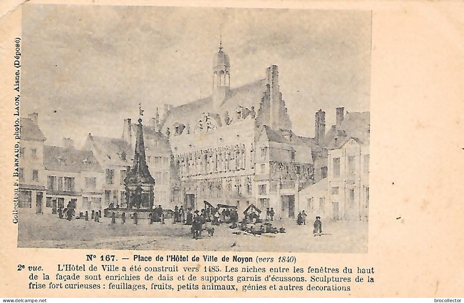 NOYON ( 60 ) - Place De L' Hôtel De Ville - Noyon