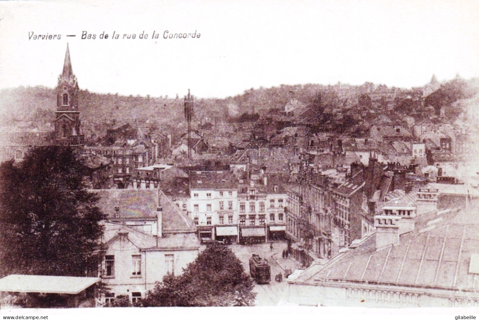 Liege - VERVIERS - Bas De La Rue De La Concorde - Verviers