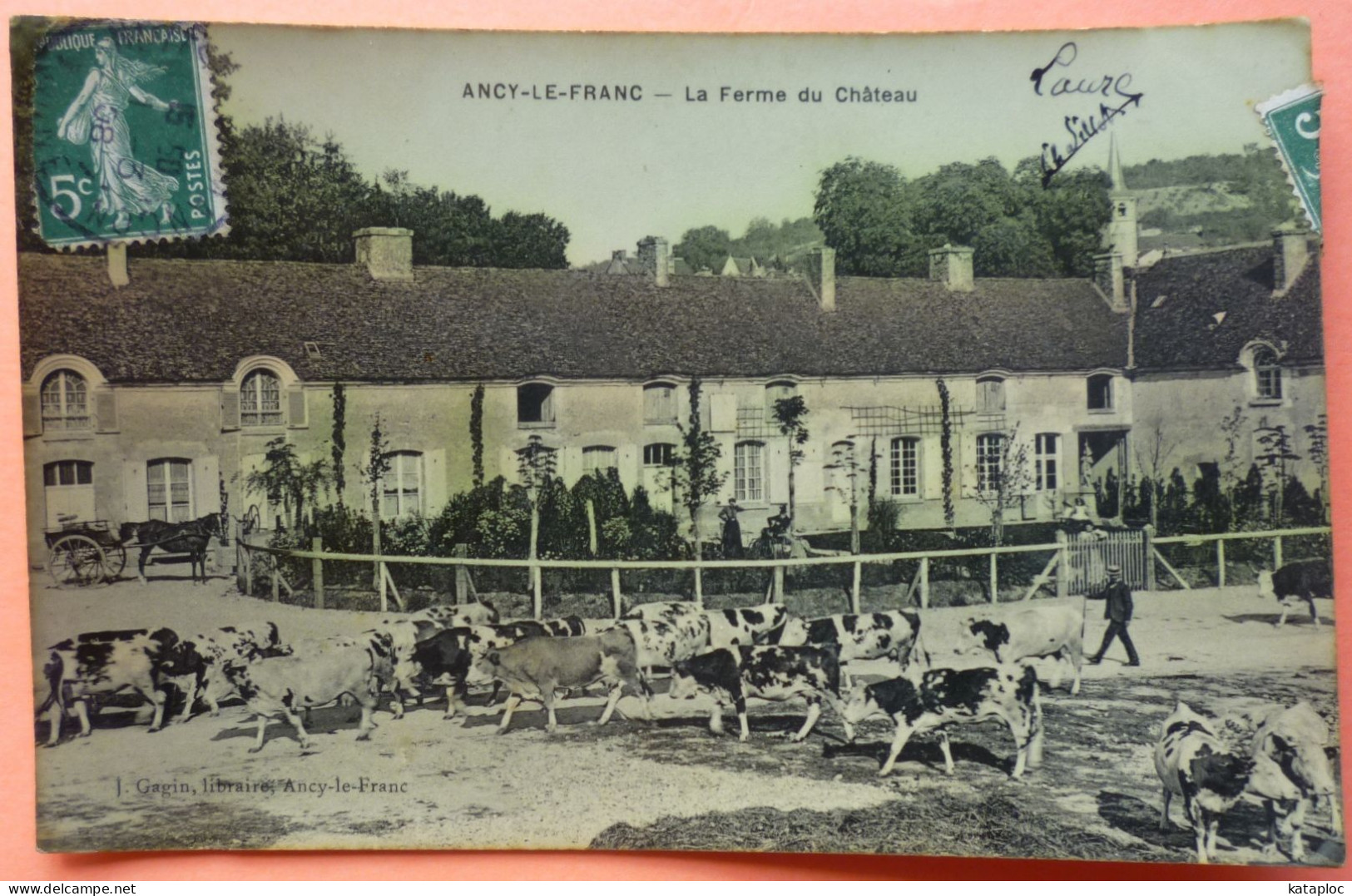 CARTE ANCY LE FRANC - 89 - LA FERME DU CHATEAU -2 SCANS-16 - Ancy Le Franc