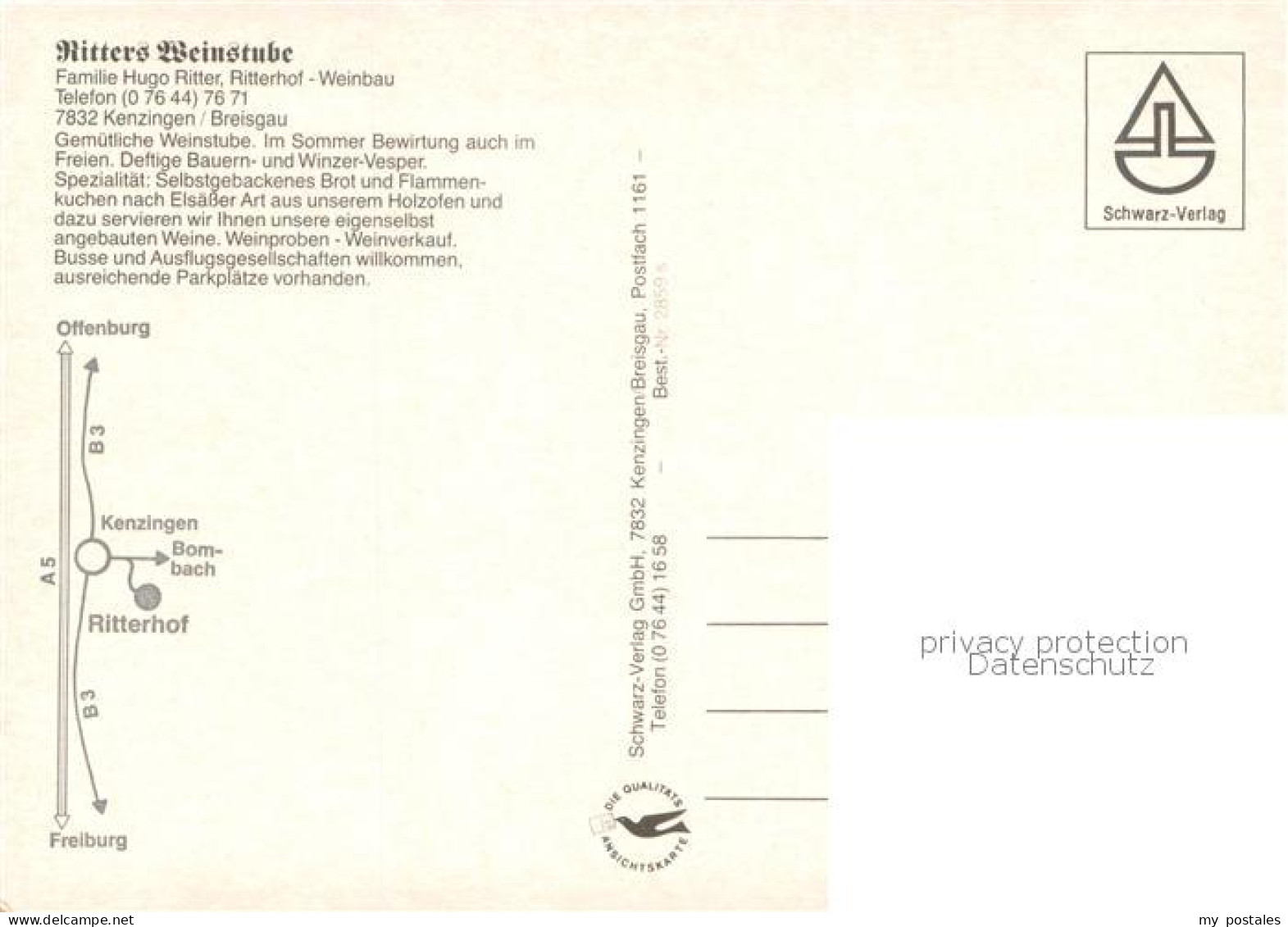 73778419 Kenzingen Ritters Weinstube Ritterhof Weinlese Kenzingen - Other & Unclassified