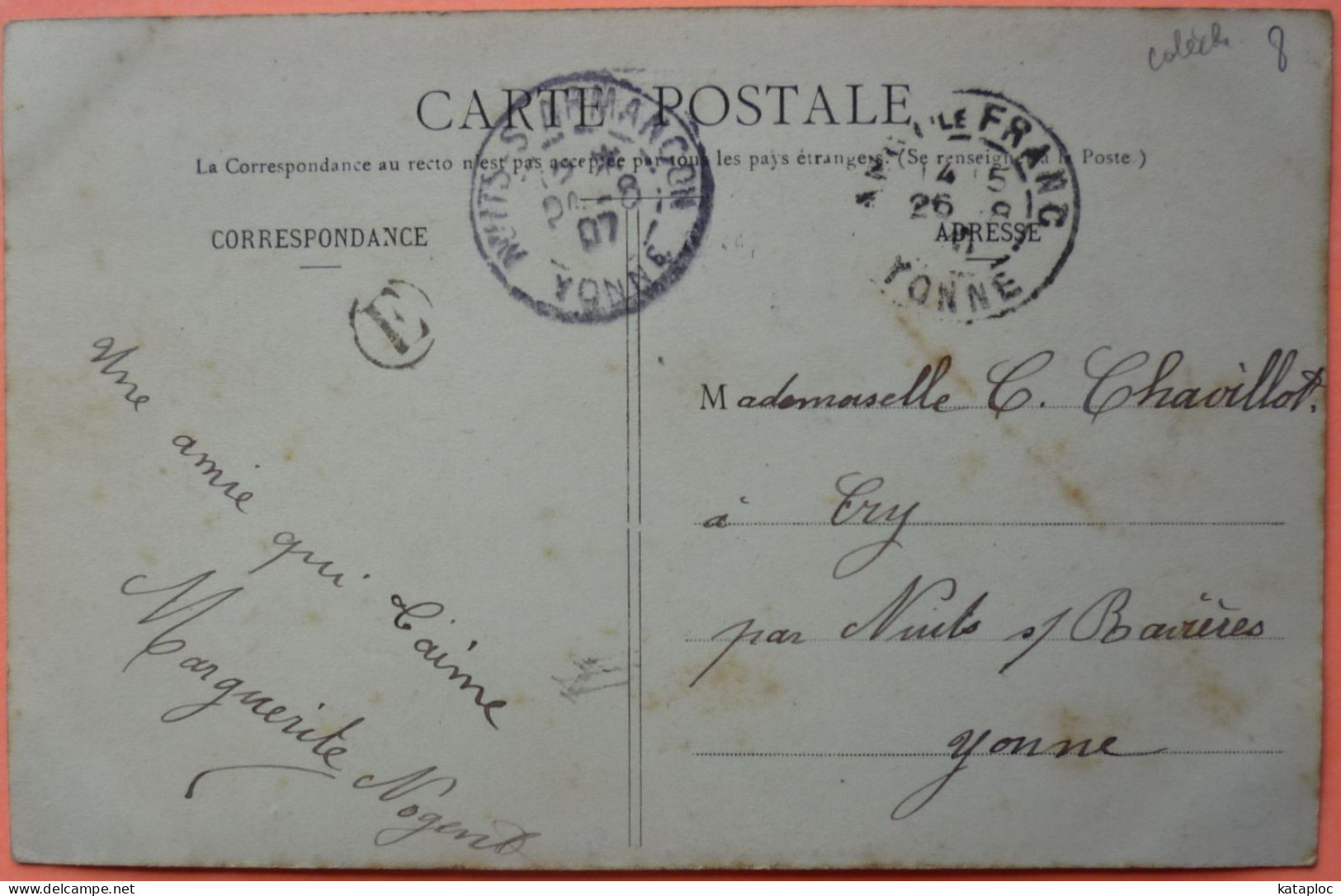 CARTE ARGENTEUIL - 89 - GRANDE RUE - CALECHE -2 SCANS-16 - Other & Unclassified