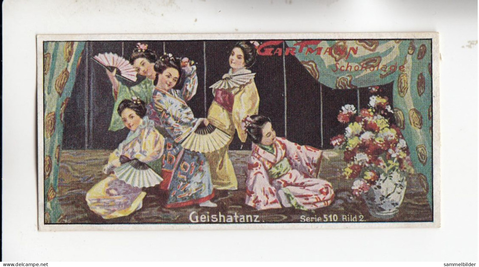 Gartmann Tanzszenen  Geishatanz      Serie 510 #2 Von 1917 - Andere & Zonder Classificatie
