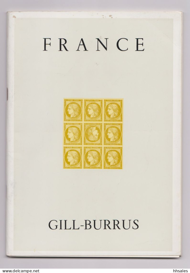 GILL-BURRUS 3, FRANCE, 1967 Auction Catalogue - Catálogos De Casas De Ventas