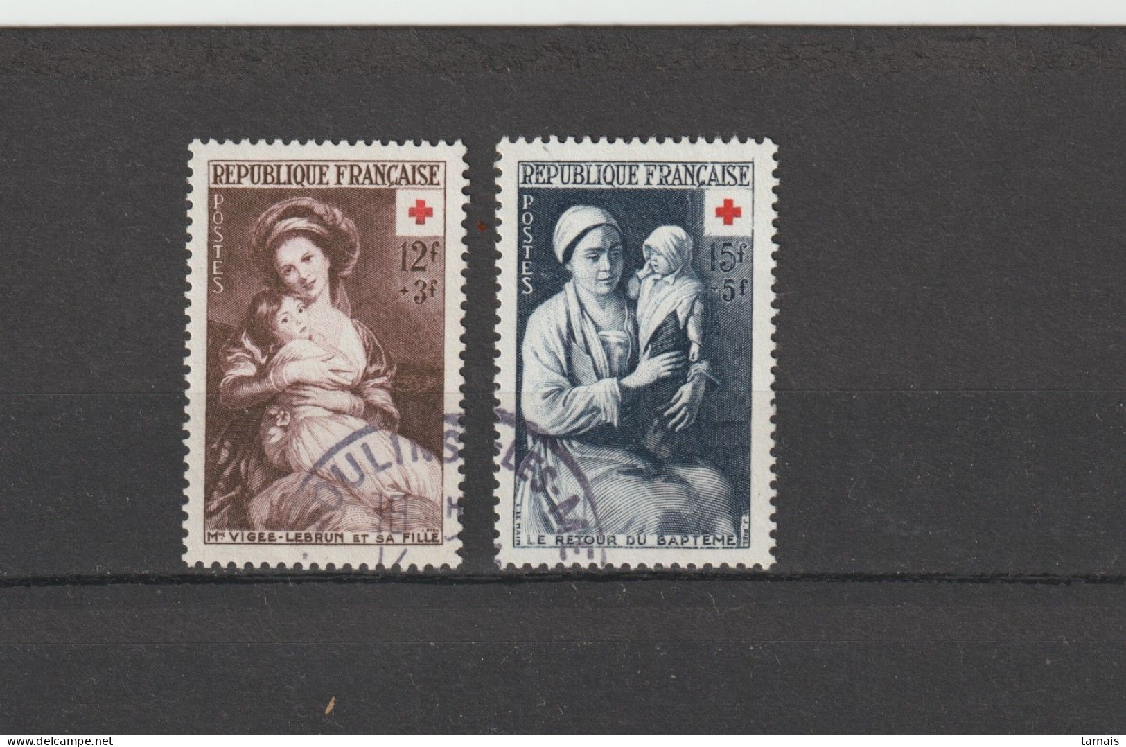 1953 N°966 Et 967 Croix Rouge Oblitérés (lot 97) - Used Stamps