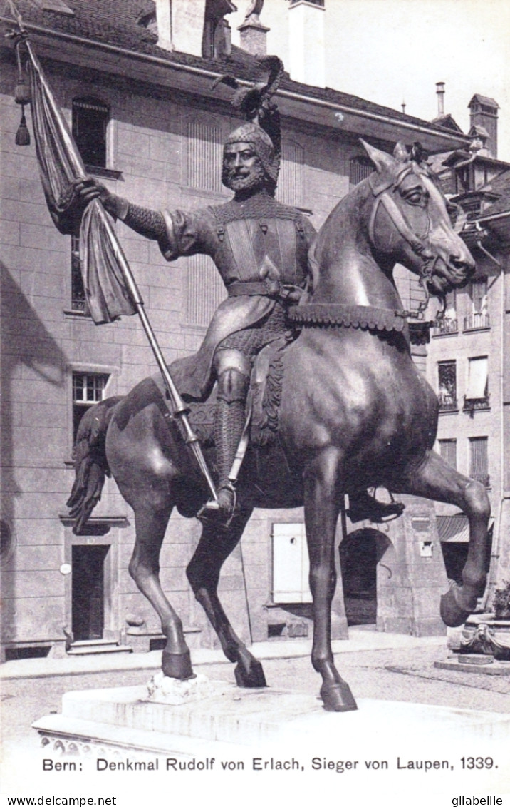 BERN - BERNE  -  Denkmal Rudolf Von Erlach - Sieger Von Laupen - Autres & Non Classés