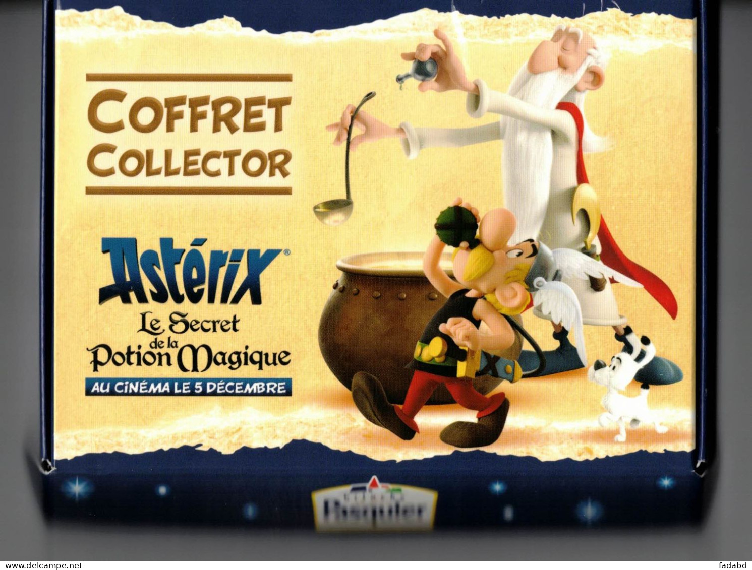 COFFRET COLLECTOR ASTERIX ME SECRET DE LA POTION MAGIQUE BRIOCHE PASQUIER  BE PANORAMIX OBELIX - Strips