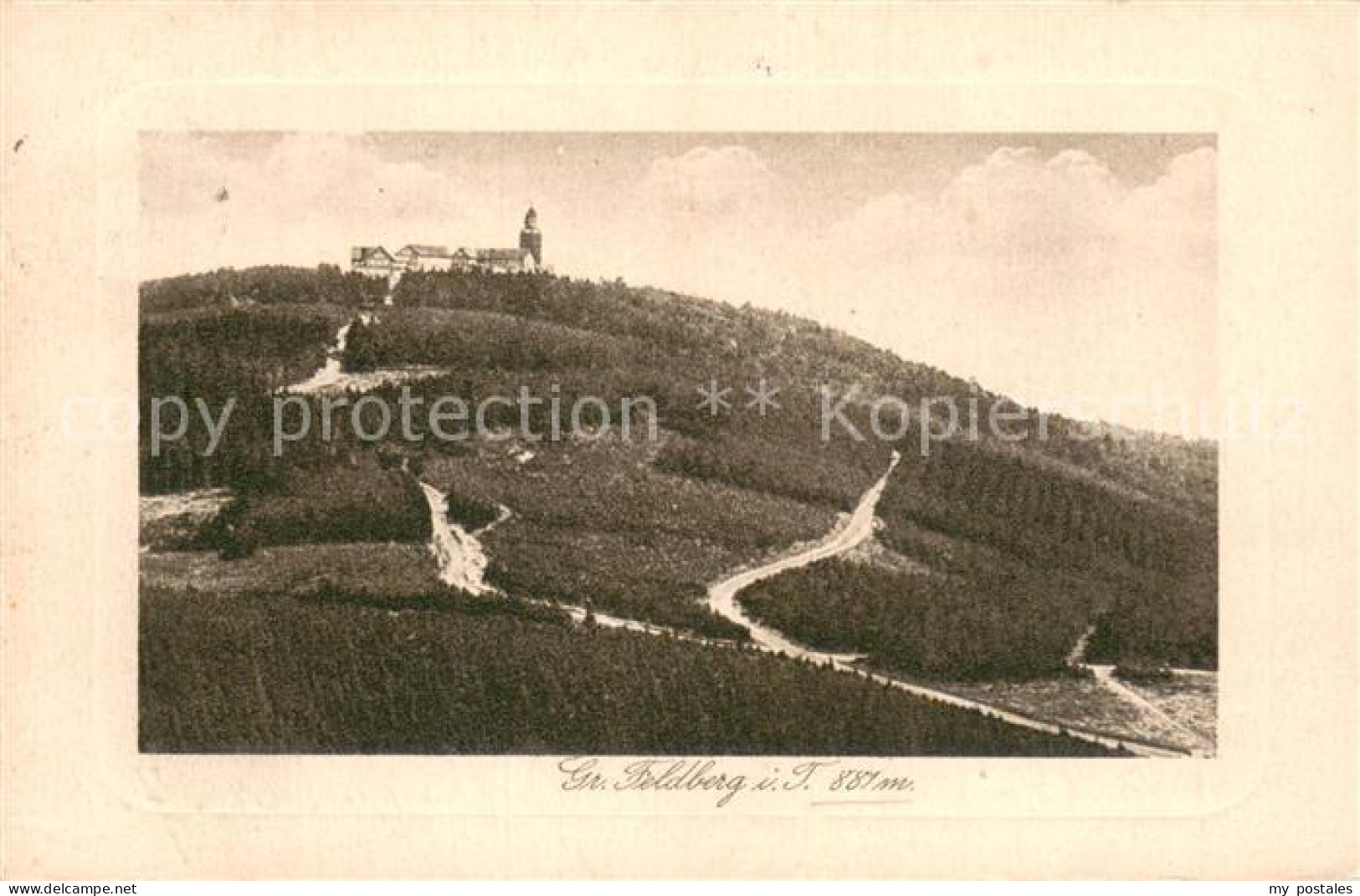 73778366 Grosser Feldberg Taunus Blick Zum Berghotel Aussichsturm Grosser Feldbe - Andere & Zonder Classificatie