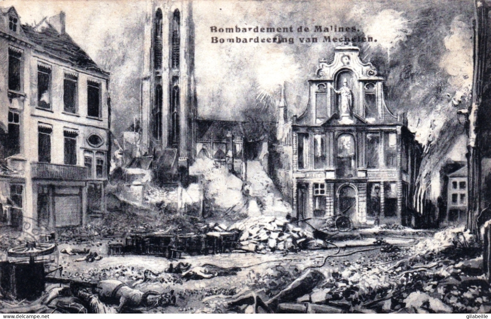 MALINES - MECHELEN -bombardement De Malines -  - Malines