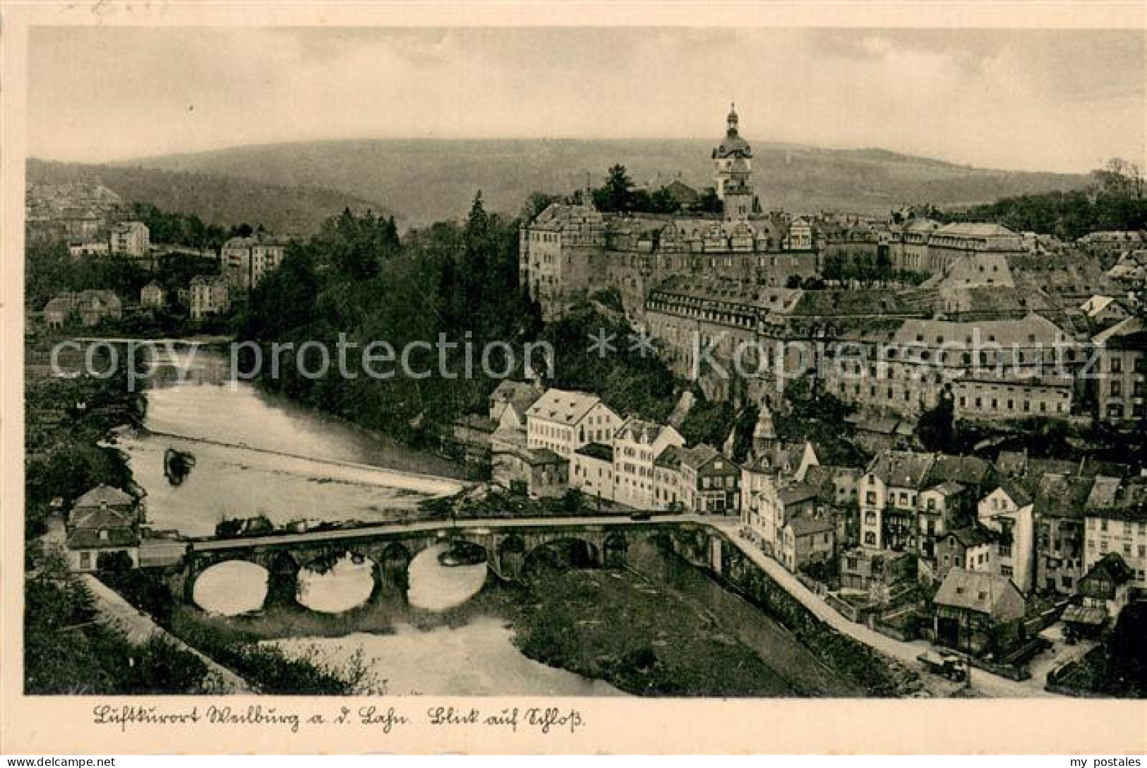 73778363 Weilburg Panorama Luftkurort Lahnbruecke Schloss Weilburg - Weilburg