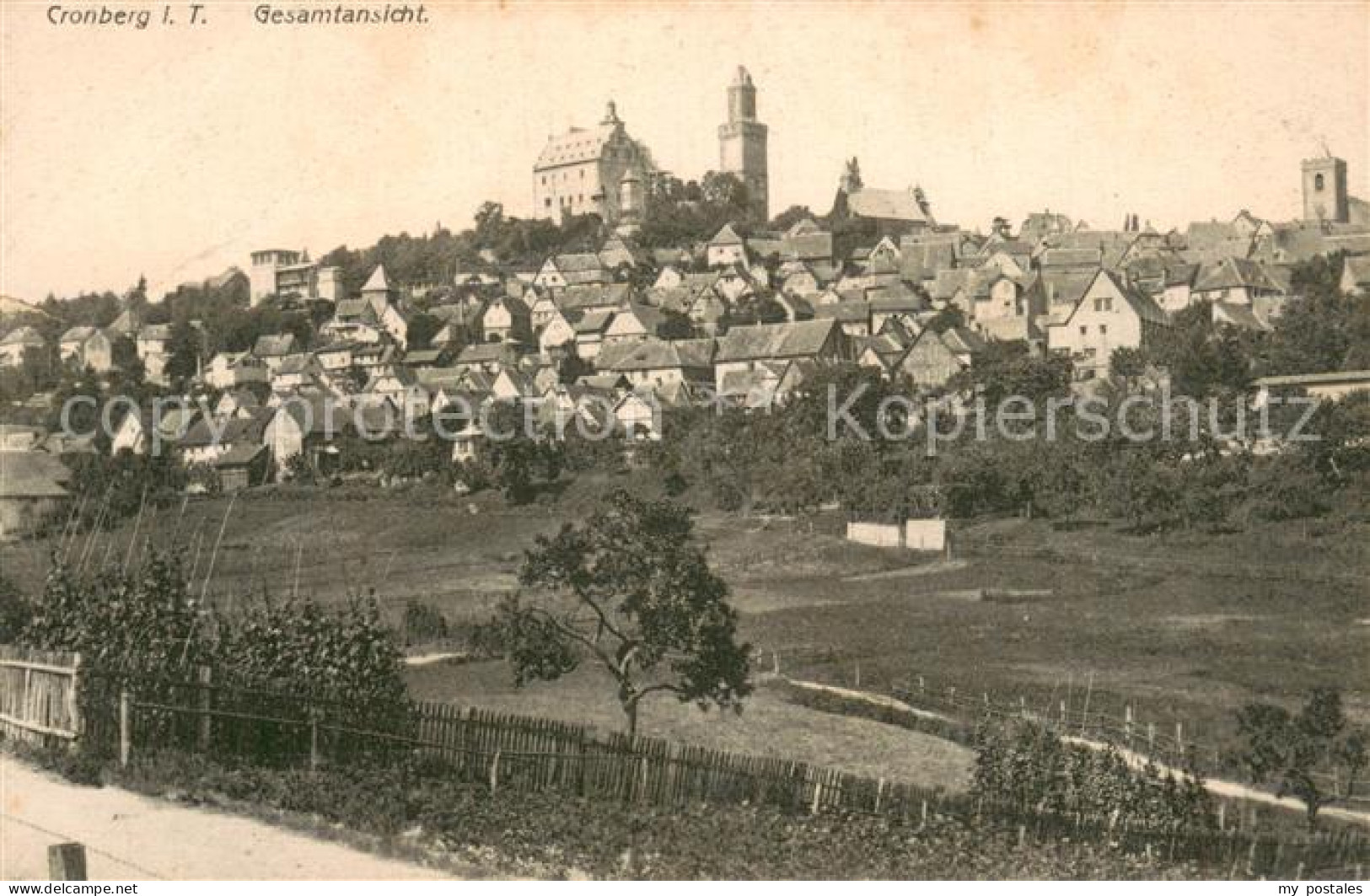 73778361 Cronberg Kronberg Taunus Gesamtansicht  - Andere & Zonder Classificatie