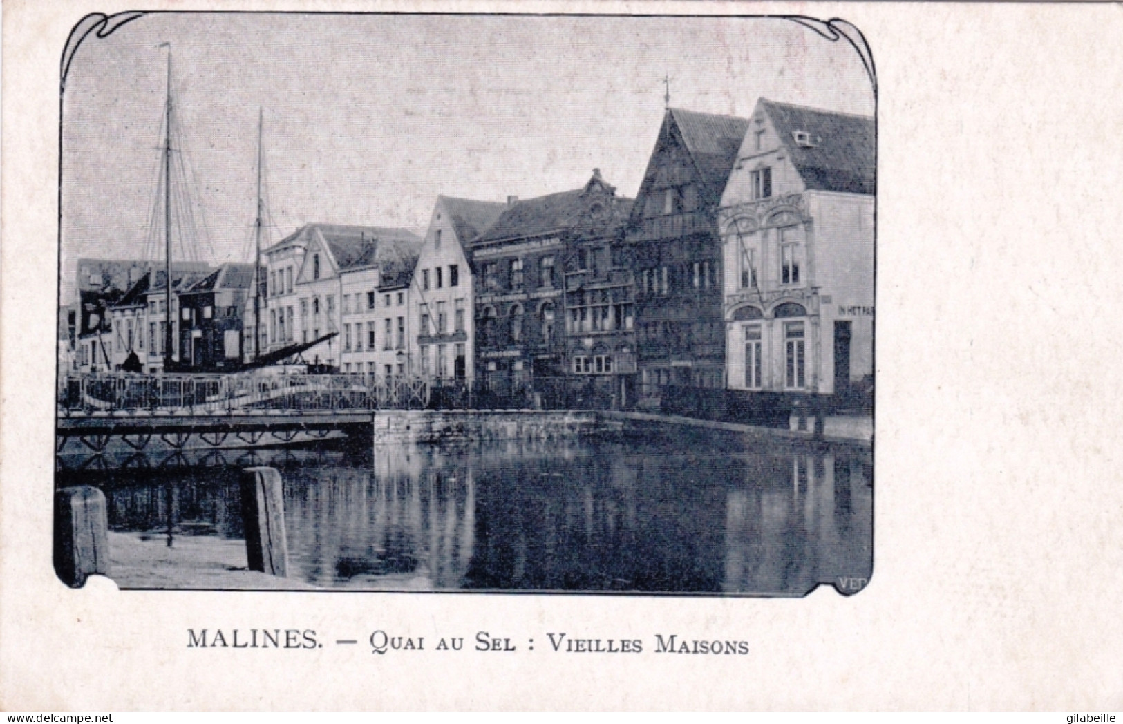 MALINES - MECHELEN - Quai Au Sel - Vieilles Maisons - Malines