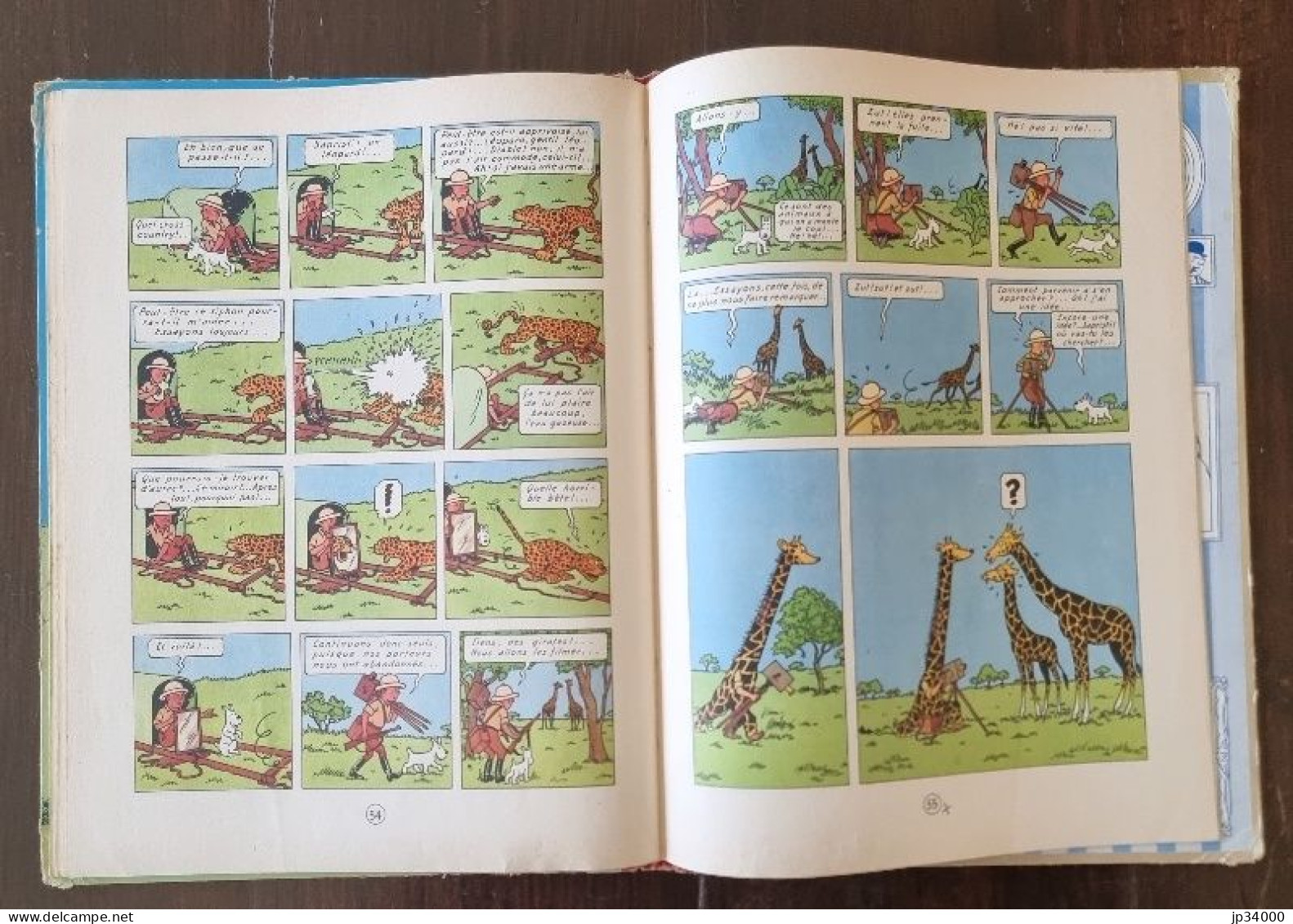 Hergé Tintin AU CONGO. B28. Edition De 1960. Bon Etat (Voir Les Scans) A - Tintin