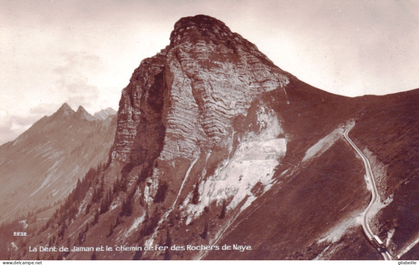 Vaud - La Dent De Jaman Et Le Chemin De Fer Des Rochers De Naye - Otros & Sin Clasificación