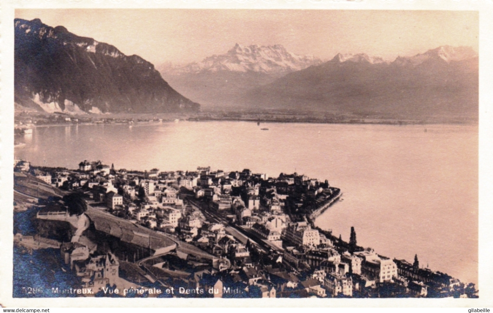 Vaud - MONTREUX - Vue Generale Et Dents Du Midi - Autres & Non Classés