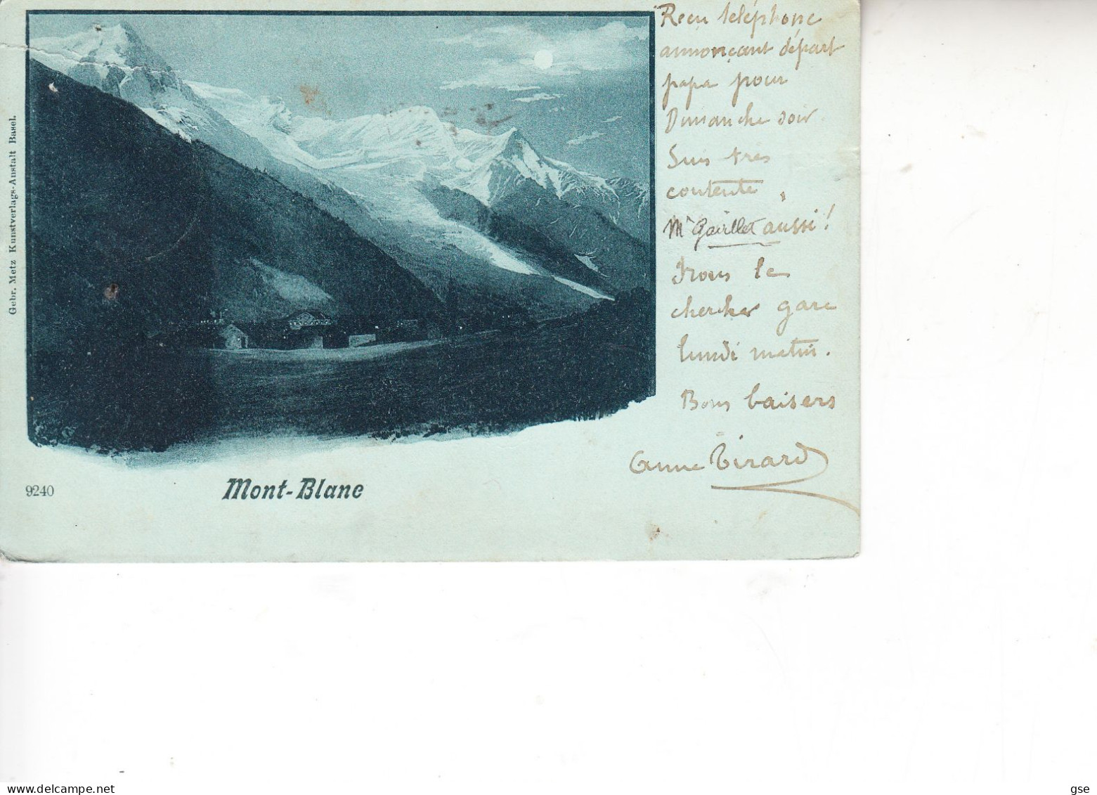 MONT-BLANC - Andere & Zonder Classificatie