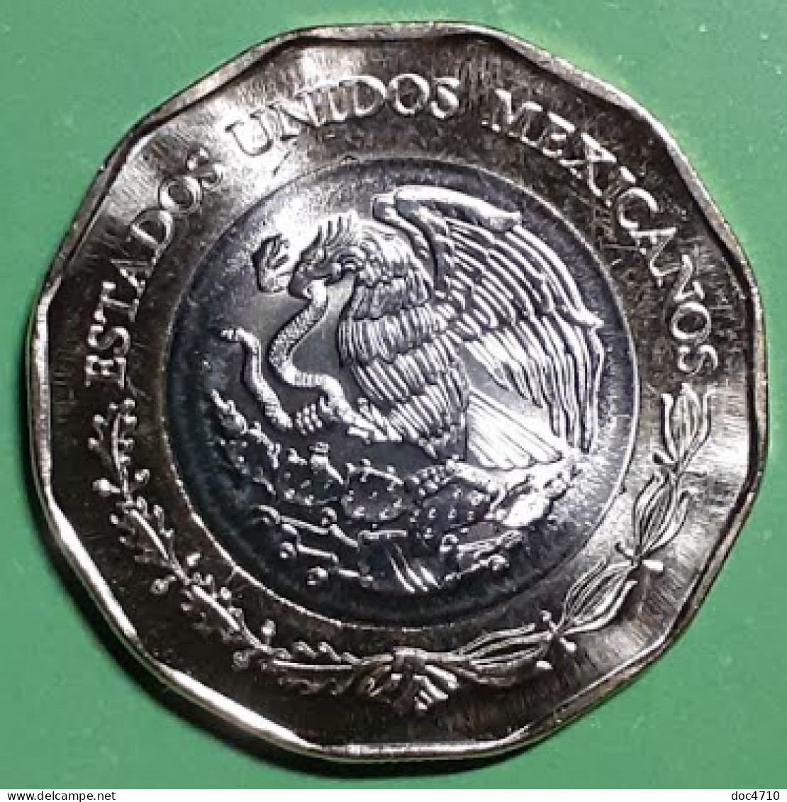 Mexico 20 Pesos 2023, 200 Yrs. Mexico’s Military Academy, KM#New, Unc Bimetallic - Mexiko