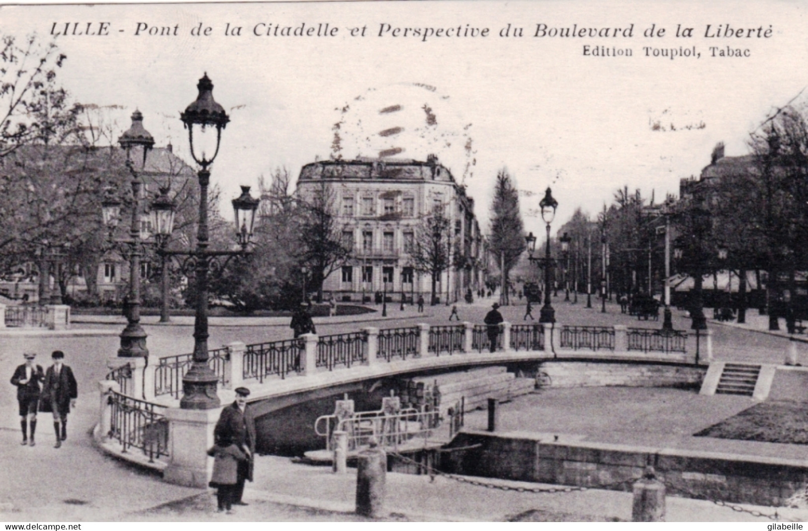 59 - LILLE - Pont De La Citadelle Et Perspective Du Boulevard De La Liberté - Lille