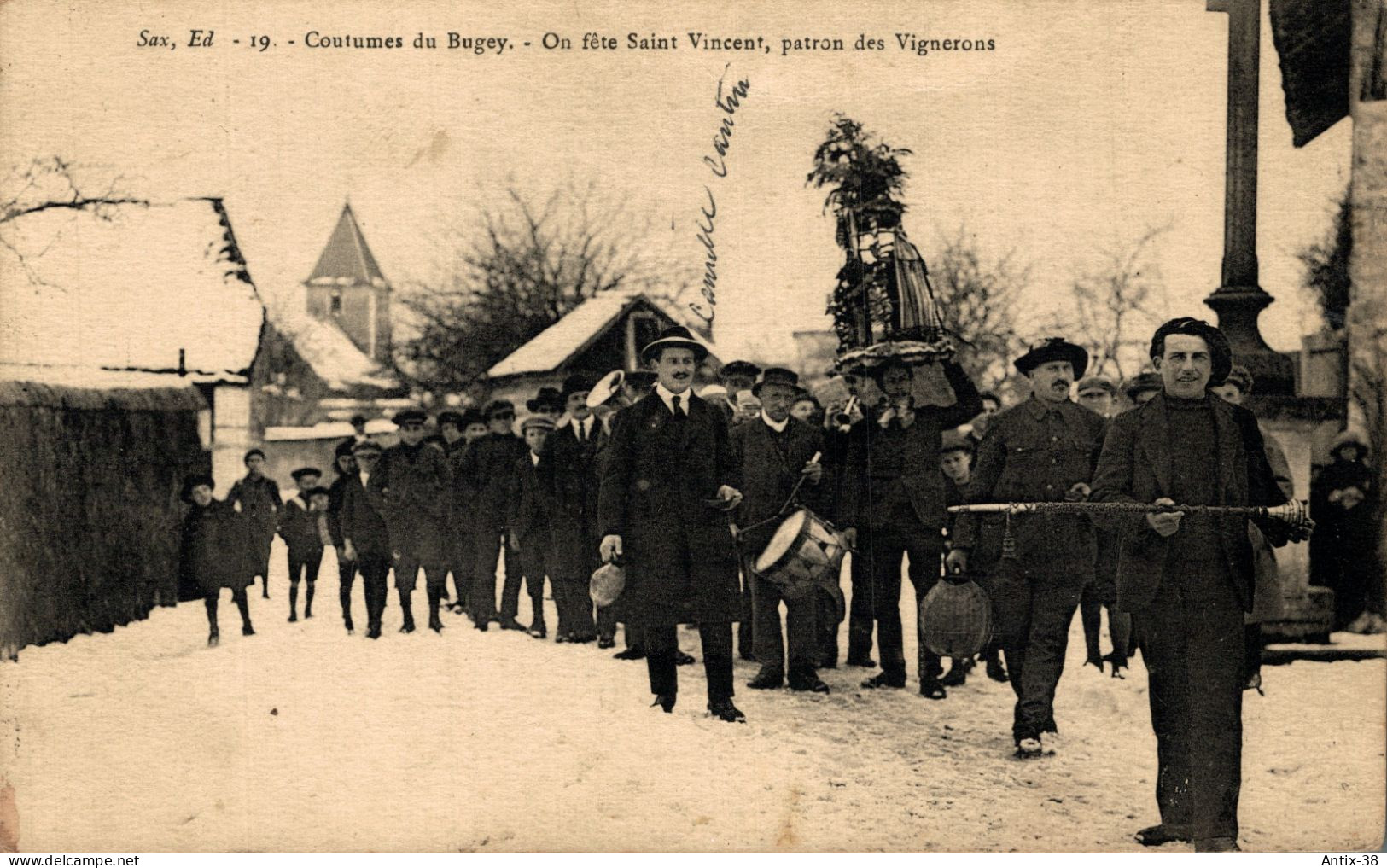 N76 - 01 - Coutumes Du Bugey - Ain - On Fête Saint-Vincent, Patron Des Vignerons - Unclassified