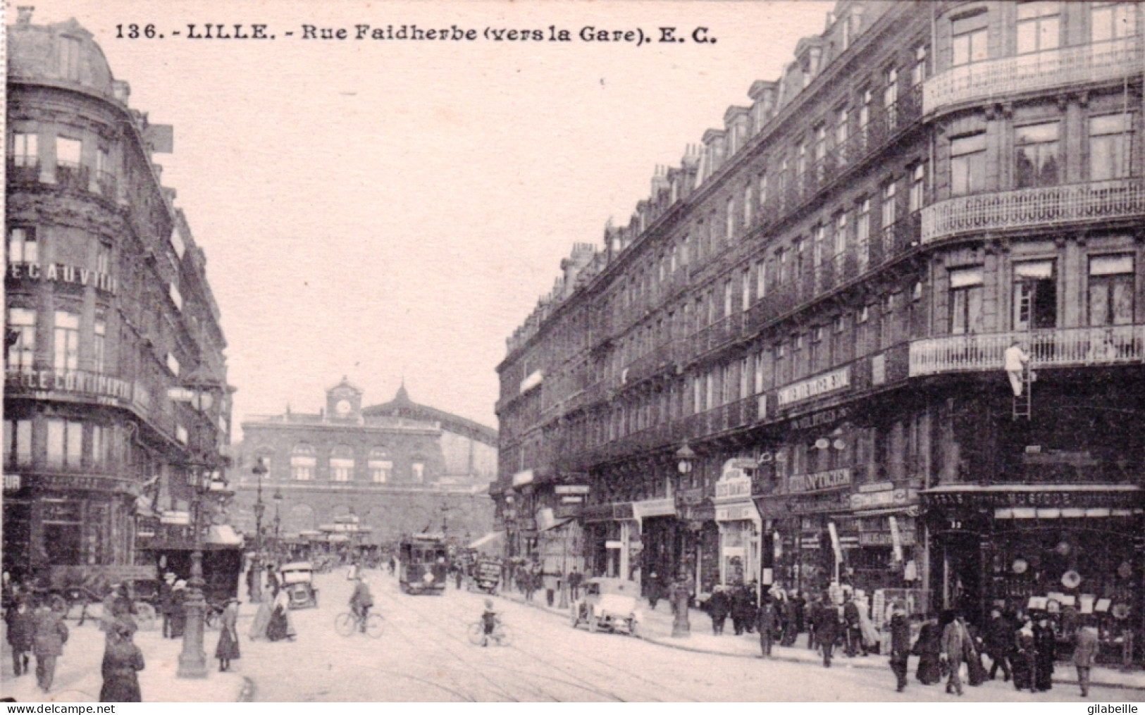 59 - LILLE -  Rue Faidherbe Vers La Gare - Lille