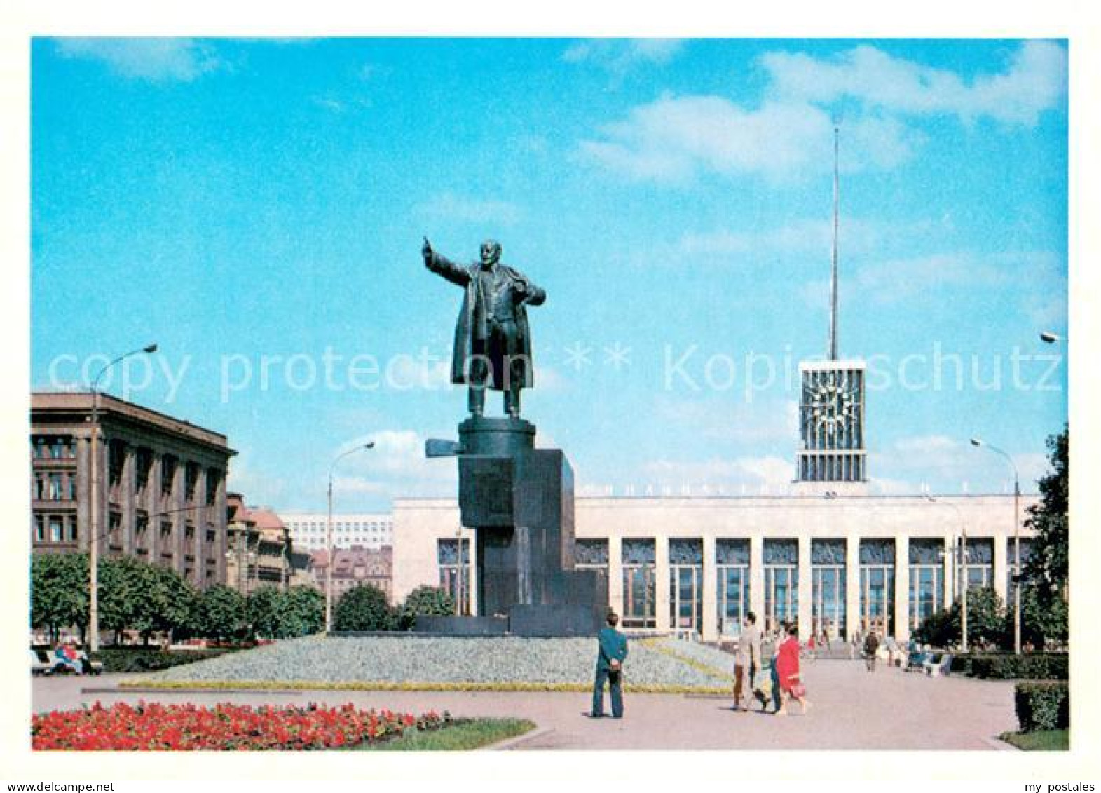 73778323 Leningrad St Petersburg Denkmal V.I.Lenin Bei Finlandskogo Bahnhof Leni - Russie