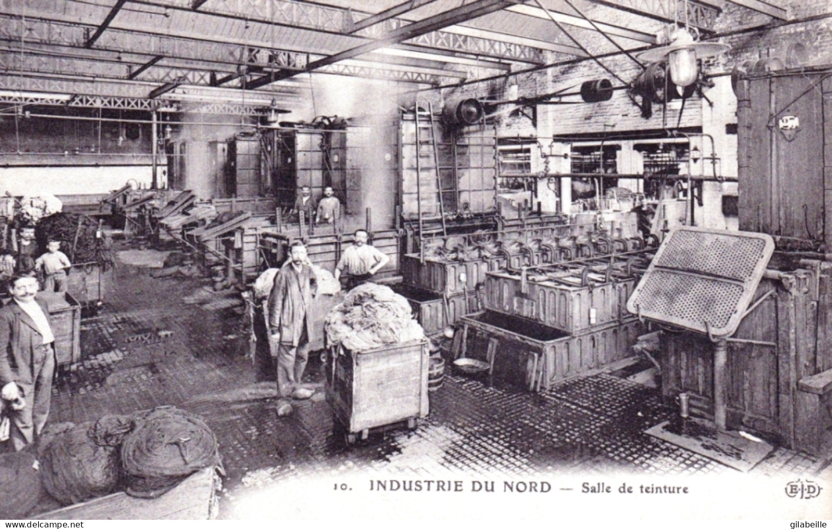 59 - Metier - Industrie Du Nord - Salle De Teinture - Filature - Industry