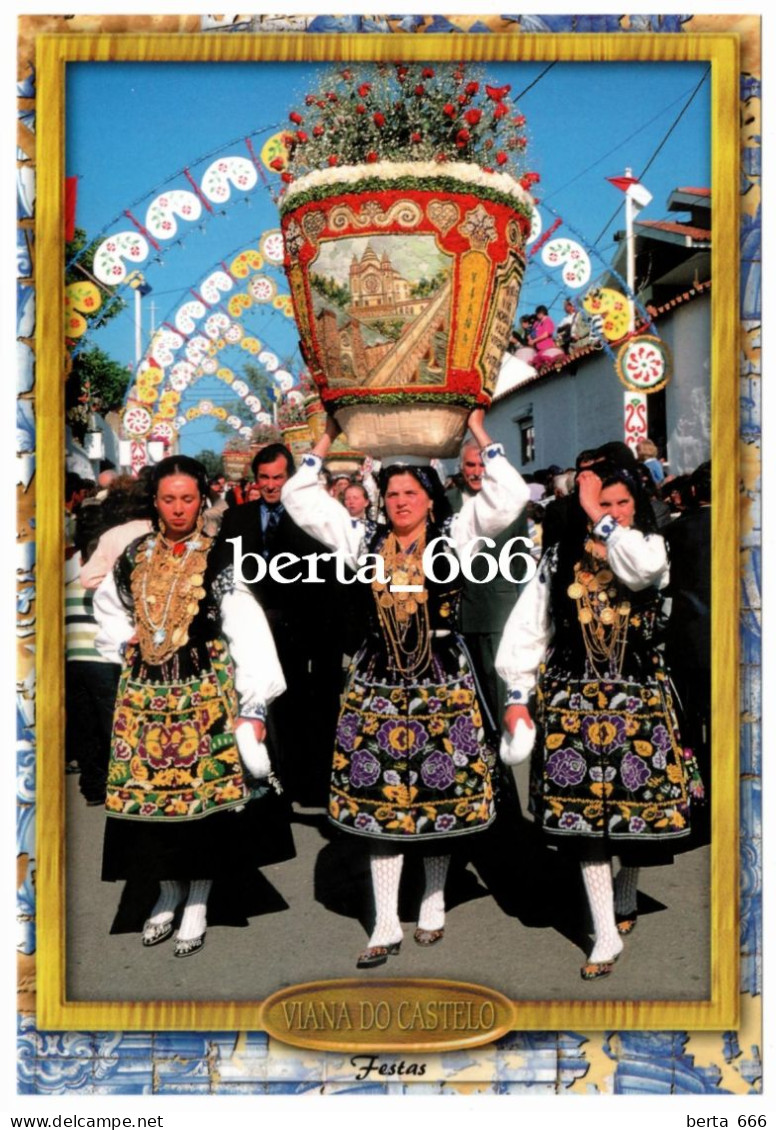 Portugal Costumes * Mulheres Em Trajes Típicos * Festas De Nossa Senhora Da Agonia * Viana Do Castelo * - Trachten