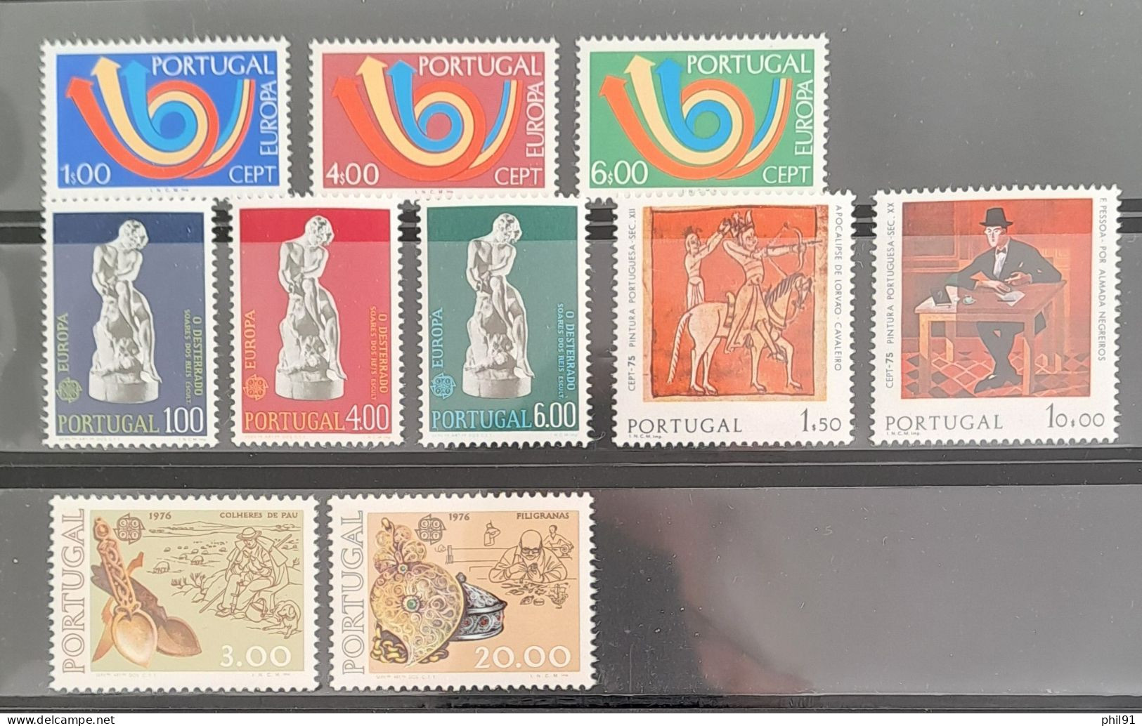 PORTUGAL    Europa 1973 à 1976  ** - Unused Stamps