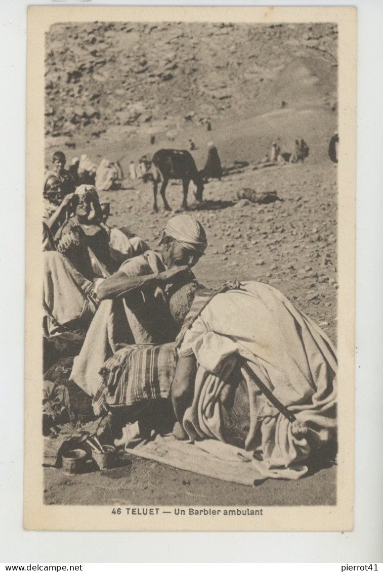 AFRIQUE - MAROC - TELUET - Un Barbier Ambulant - Autres & Non Classés